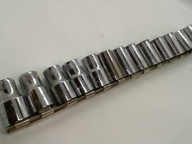 Vintage Craftsman USA Socket Set, metric /shallow/ 12pnt V SERIES 13PC