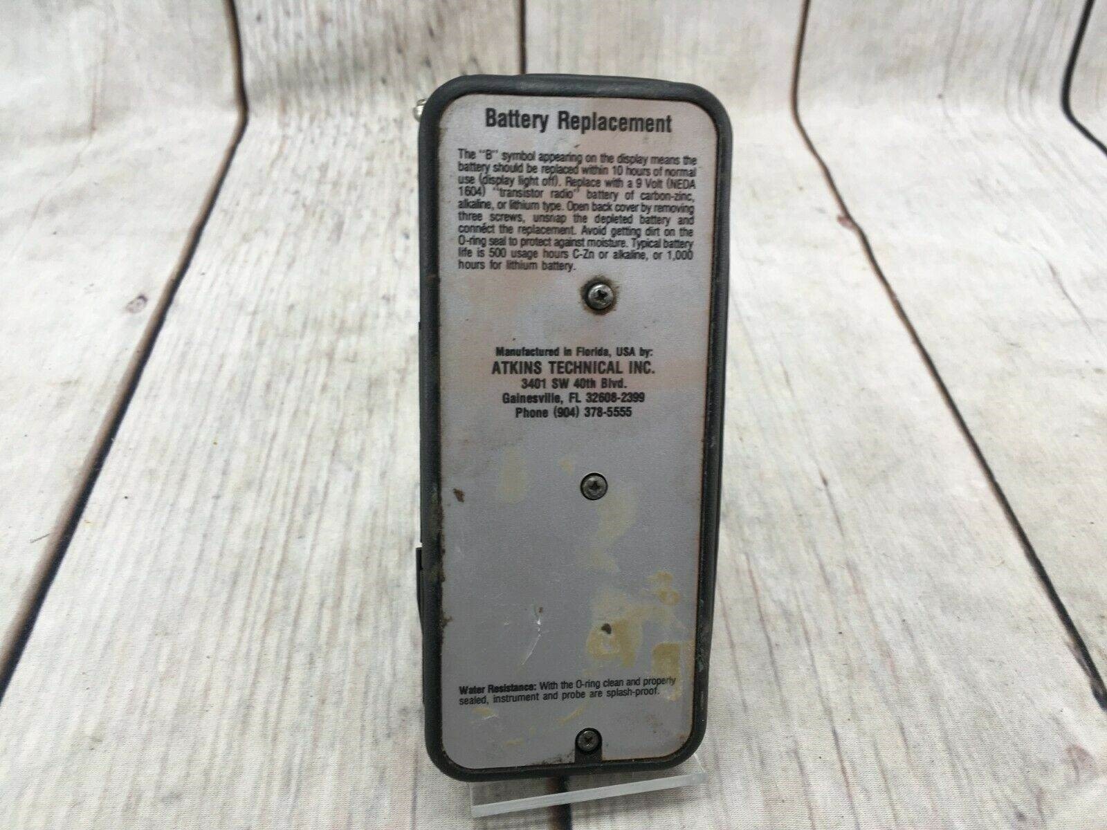 Digital Atkins Portable Thermocouple Thermometer Splash Resistant