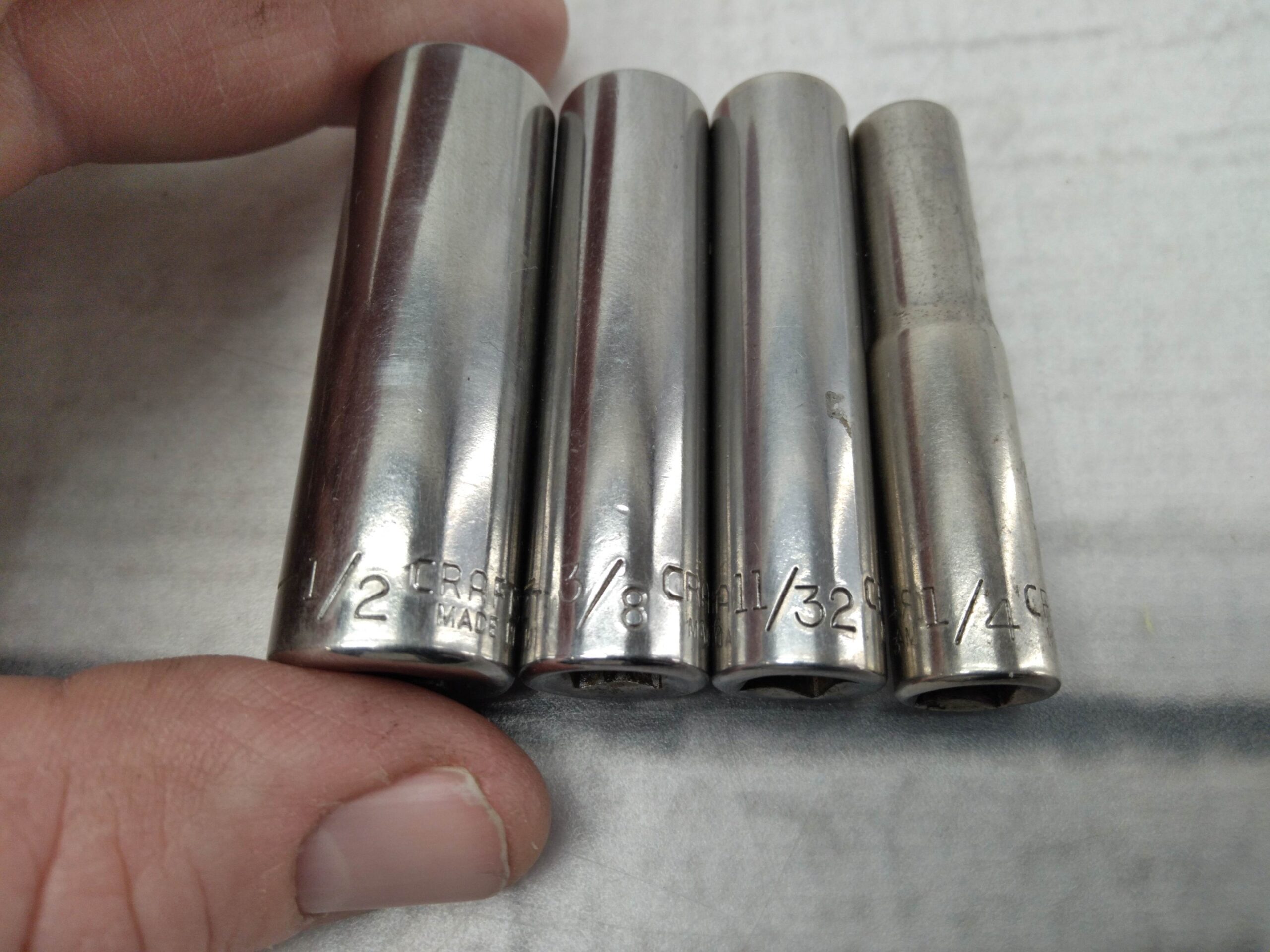 Craftsman ~ Made in USA SAE Socket Set