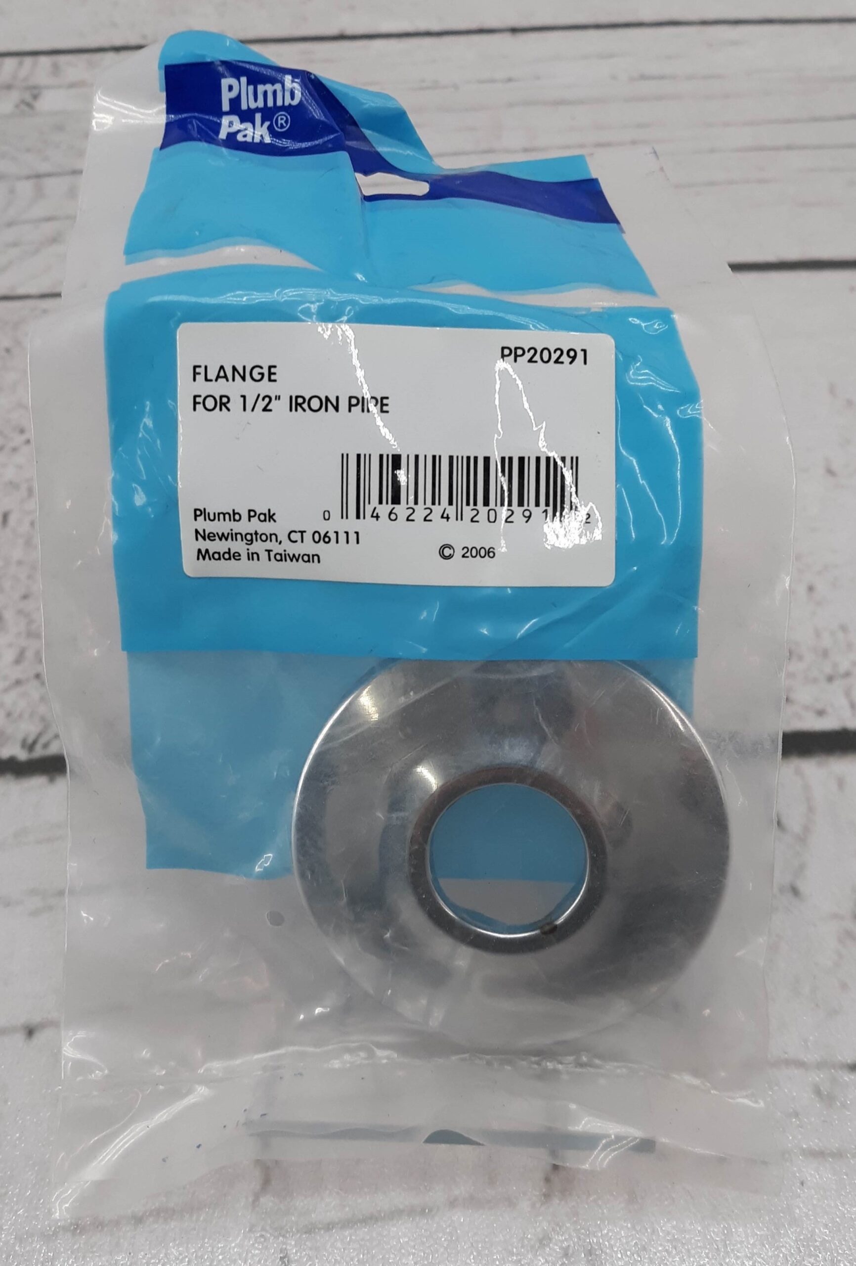 New Old Stock Keeney Plumb Pak PP20291 Chrome Plastic 1/2″ Flange FOR 1/2″ Iron Pipe