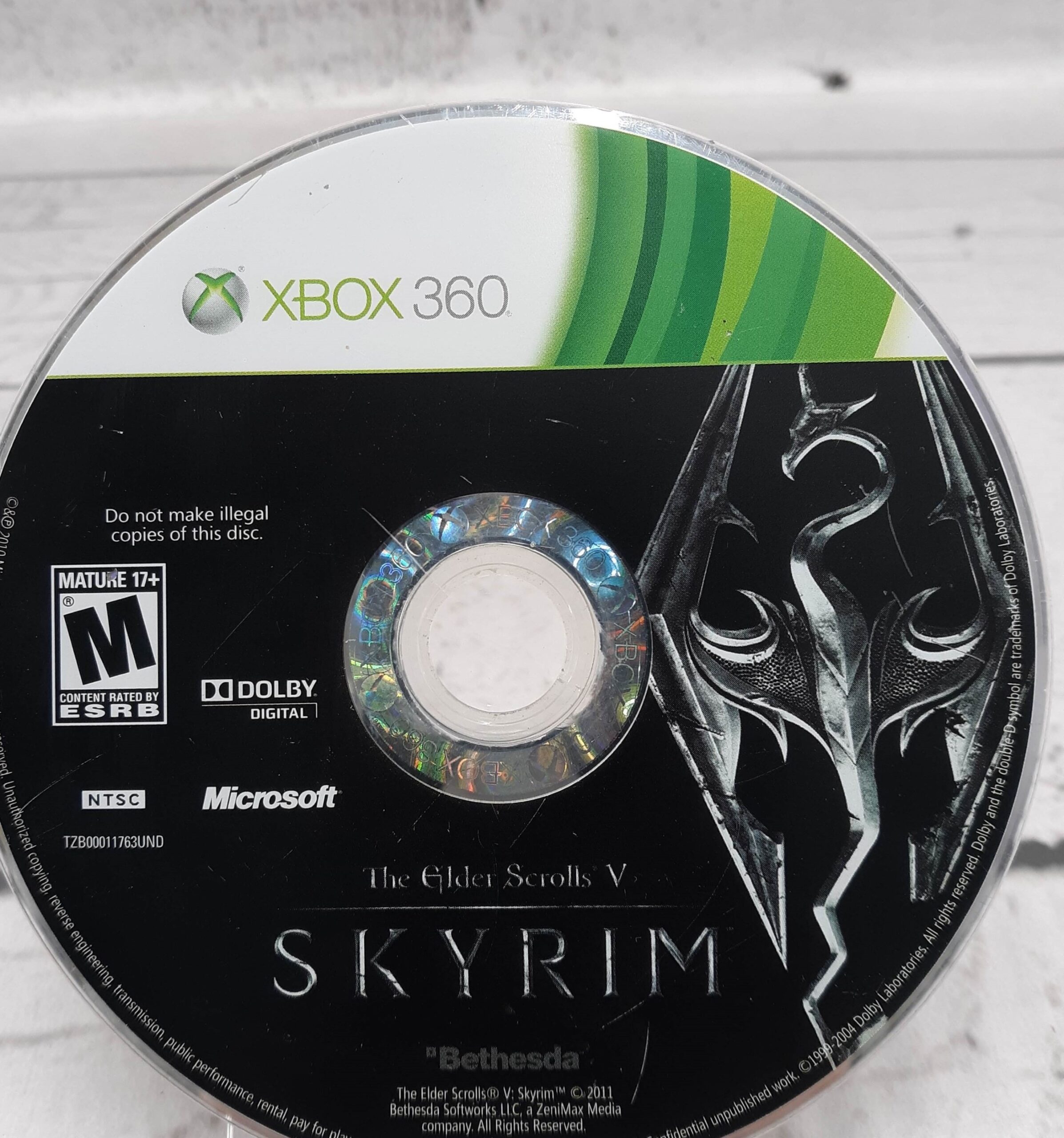 Microsoft XBox 360 The Elder Scrolls V Skyrim Xbox 360 Games Games