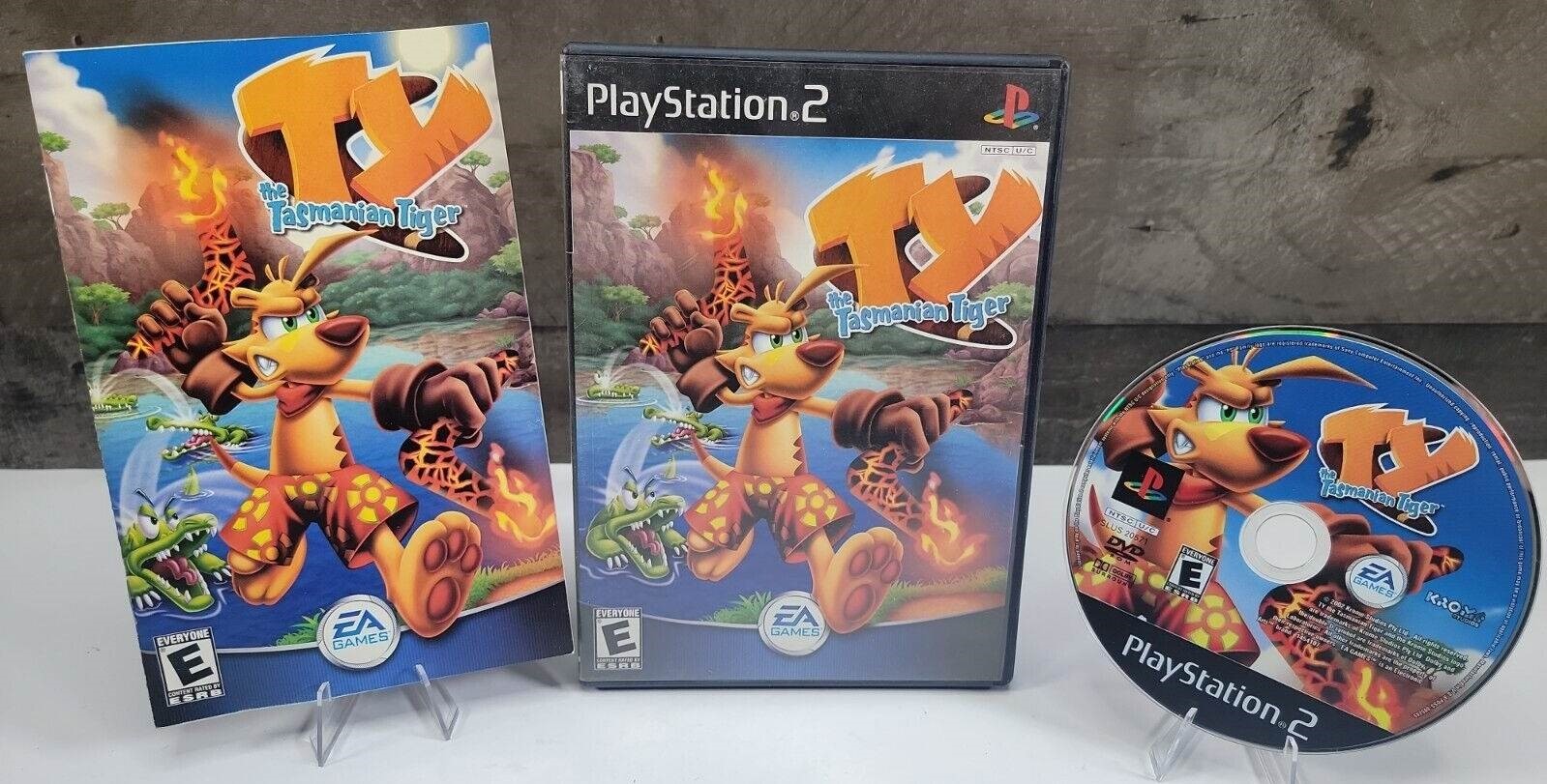 Ty the Tasmanian Tiger *cib w/ Manual* PS2 / Playstation 2 Games Games