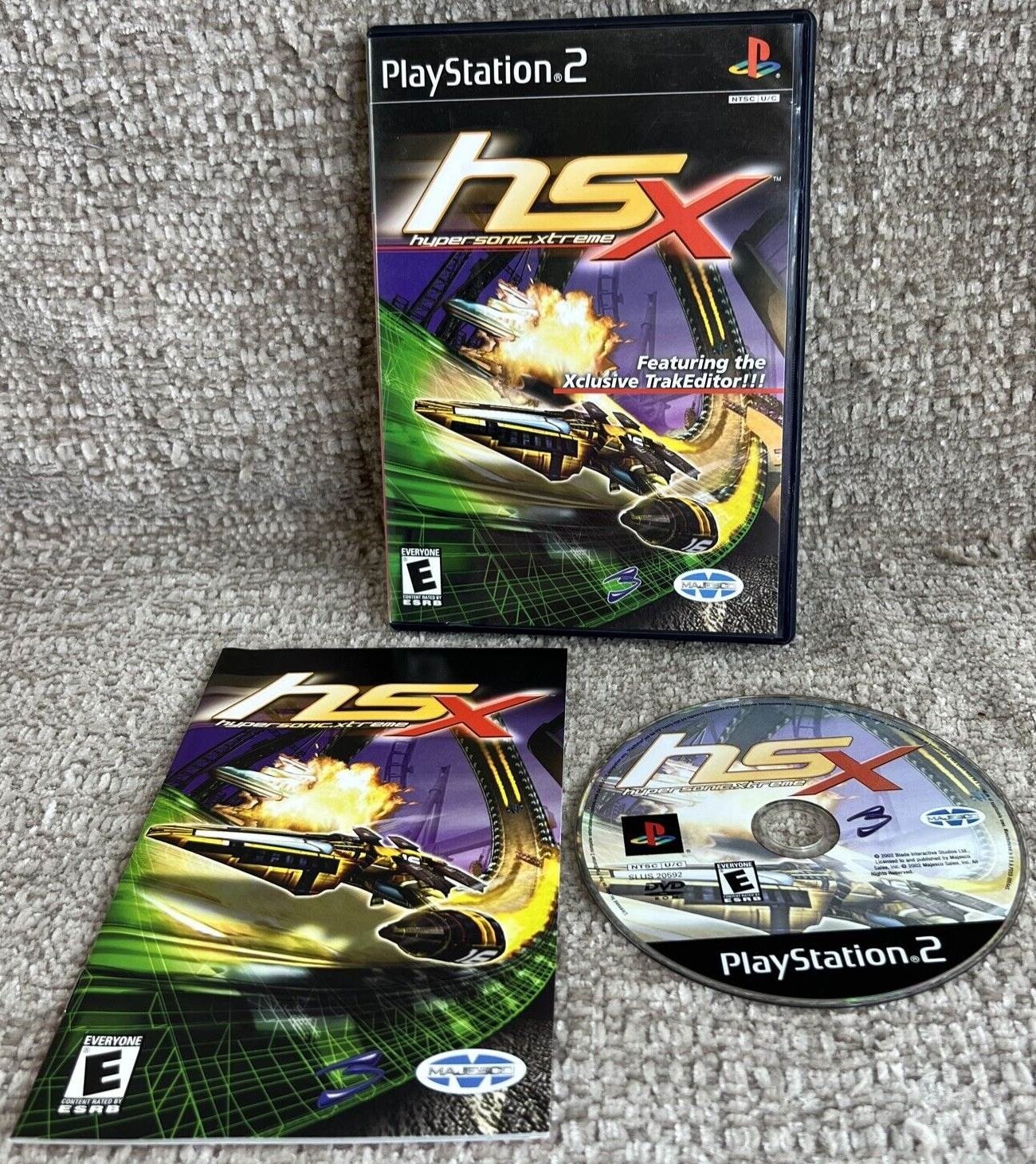 Sony Hypersonic Xtreme *Black Label /CIB* PS2 / Playstation 2 Game