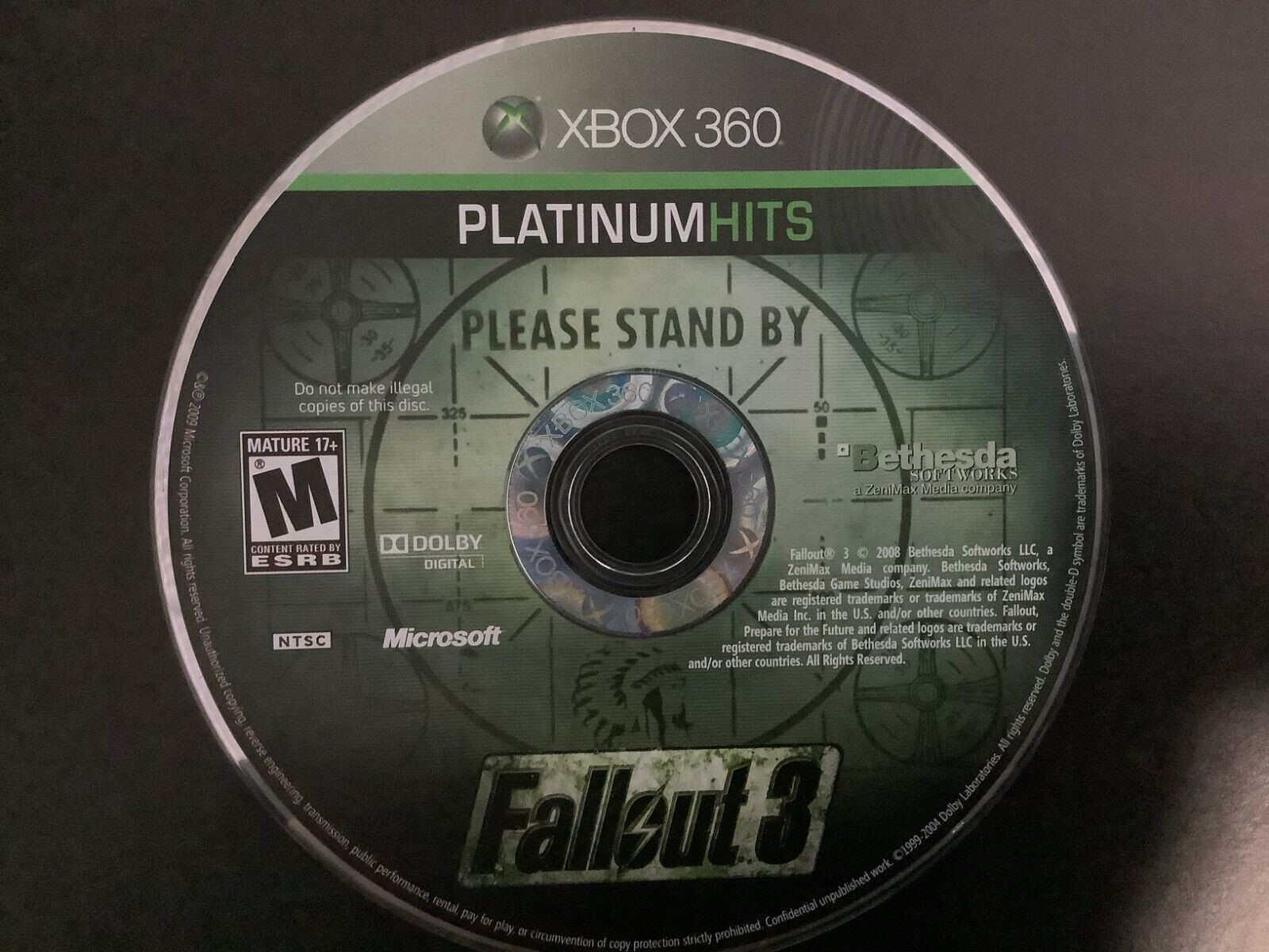 Fallout 3 [Platinum Hits] *Disc Only* Xbox 360 Games Games