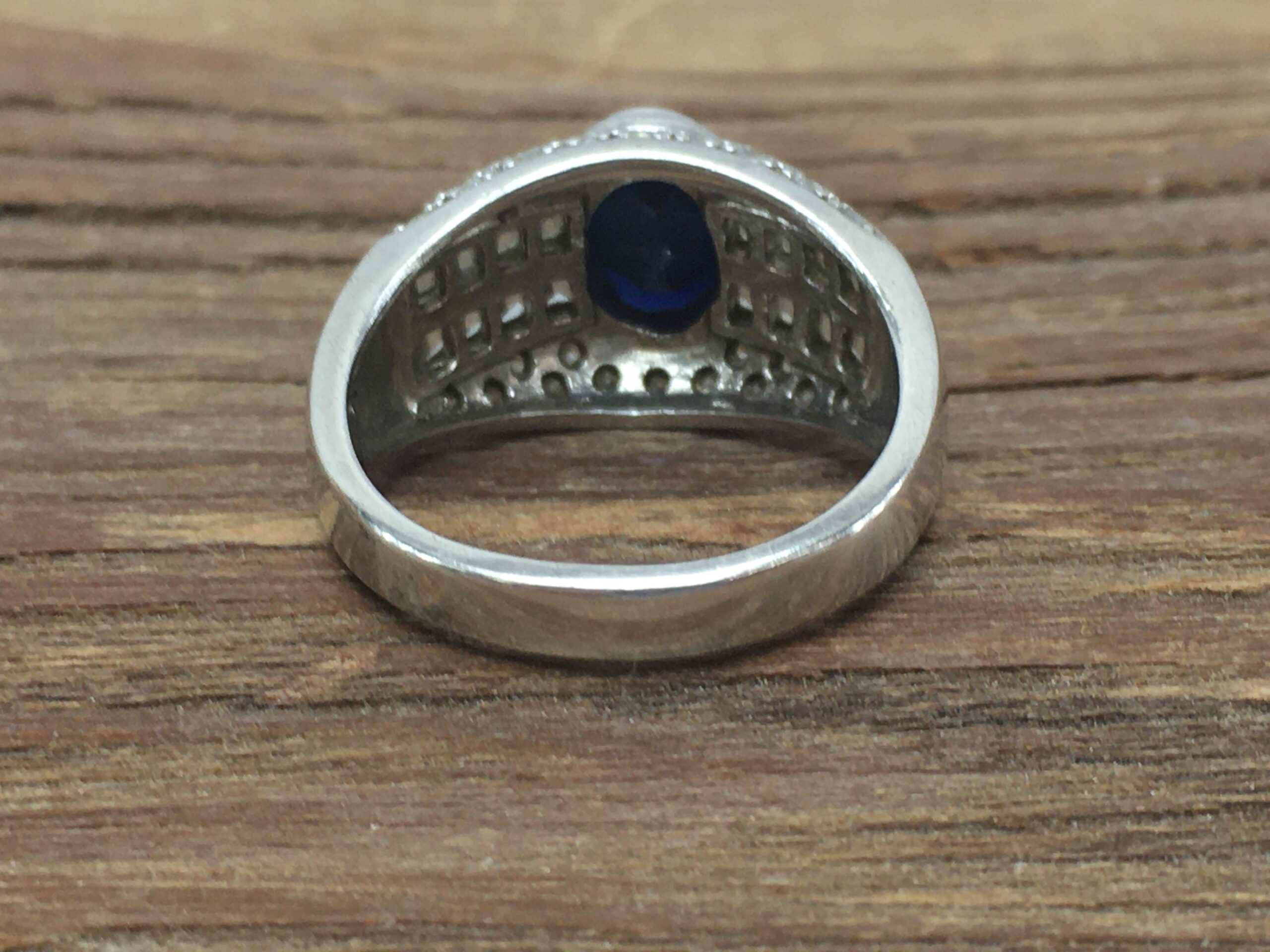 Ring SS Women Sz 10.25 5.14DWT .925 Sterling Silver Ring