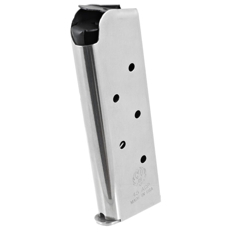 Ruger SR1911 Officer/Defender Compact 7 Round Magazine .45 ACP Stainless Steel