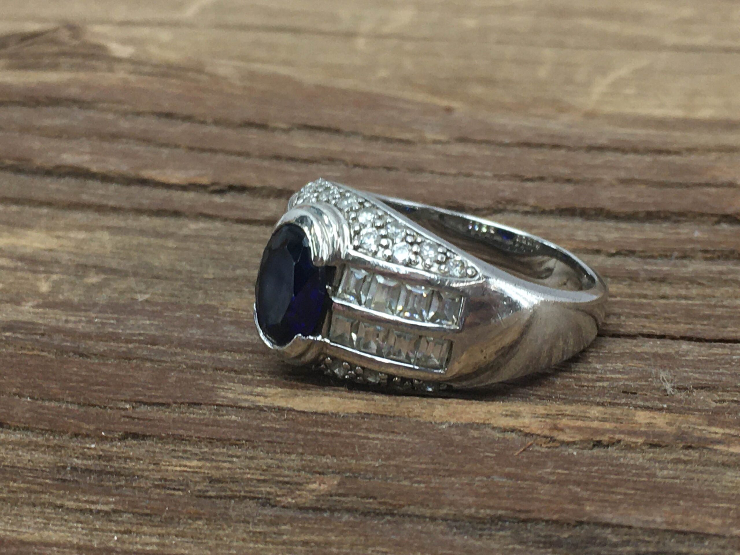 Ring SS Women Sz 10.25 5.14DWT .925 Sterling Silver Ring