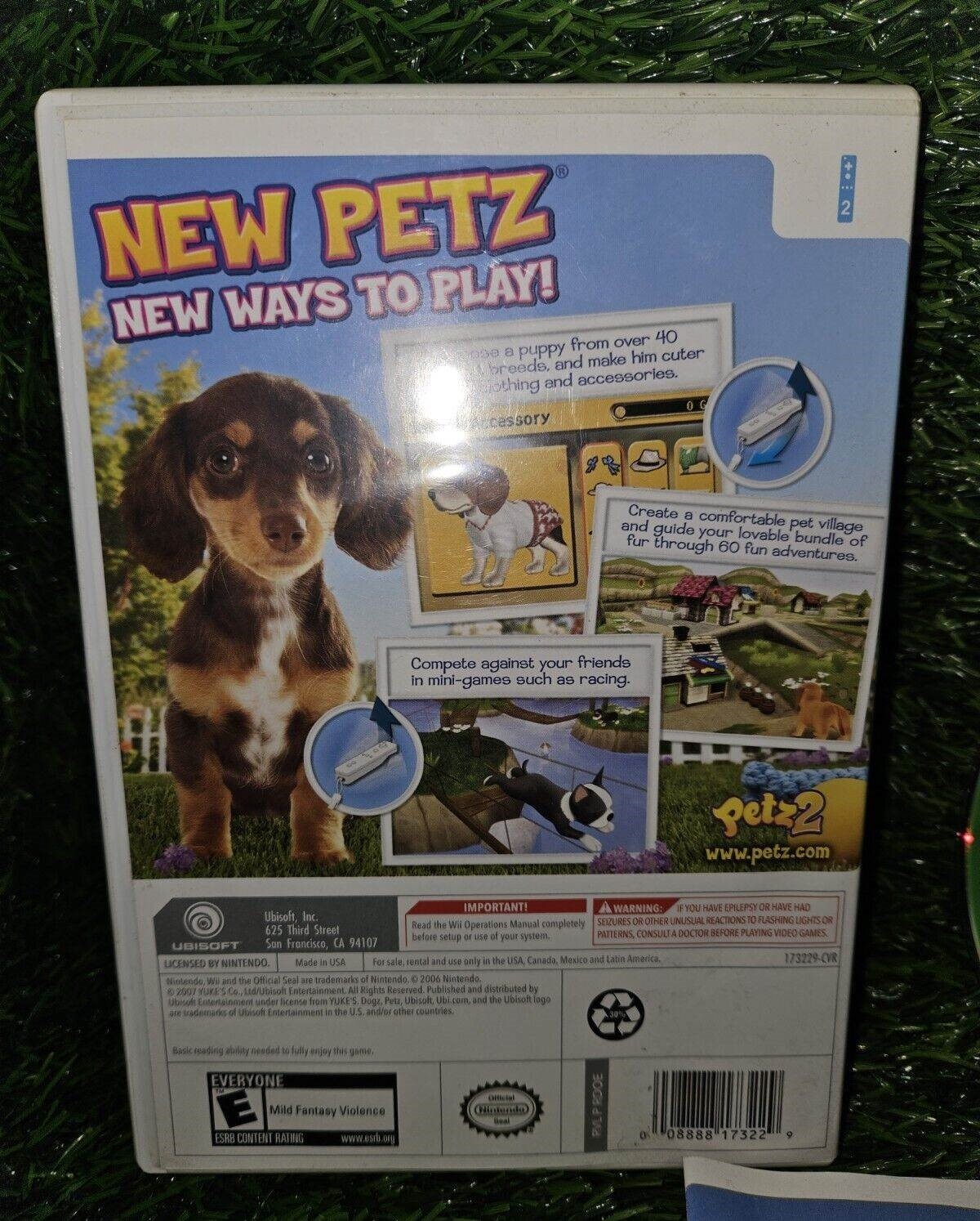 Nintendo Wii Petz Dogz 2 *CIB* Nintendo-Wii Games Games