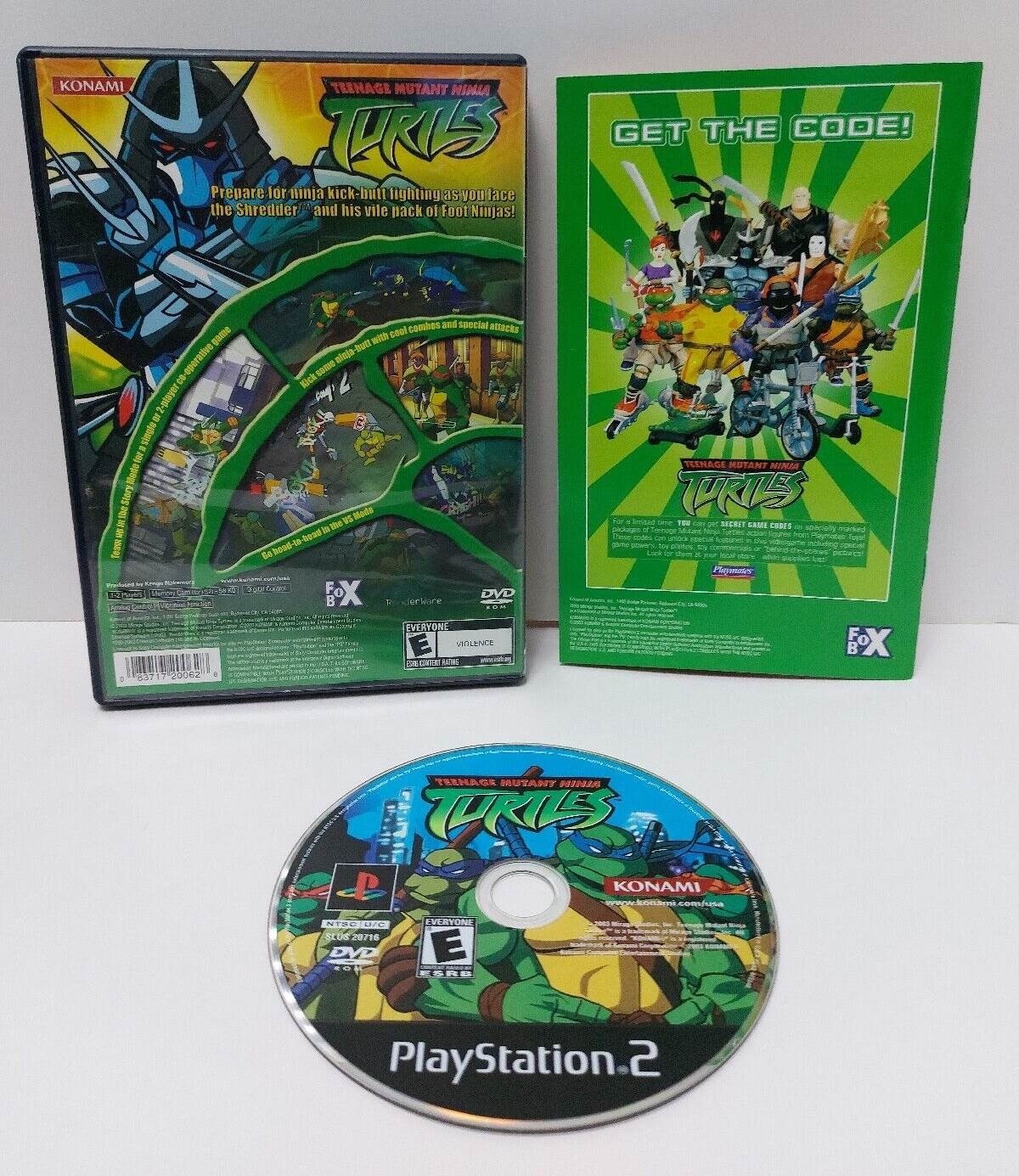 Teenage Mutant Ninja Turtles *Black Label & CIB* PS2 / Playstation 2 Games Games