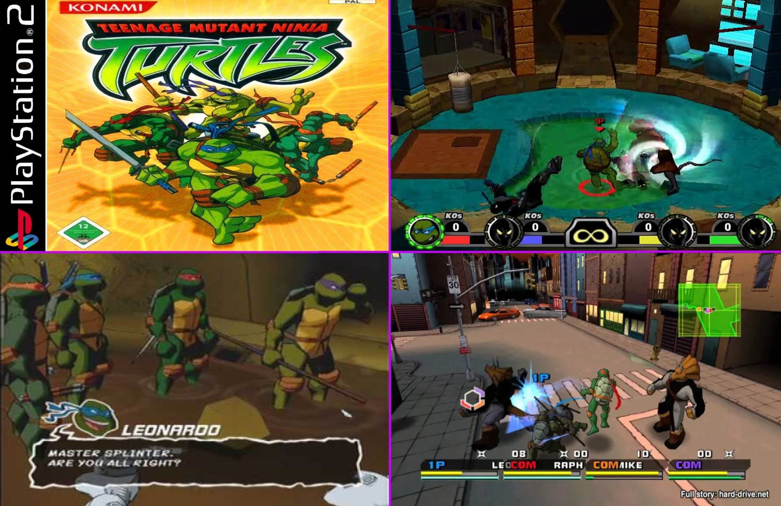 Teenage Mutant Ninja Turtles *Black Label & CIB* PS2 / Playstation 2 Games Games