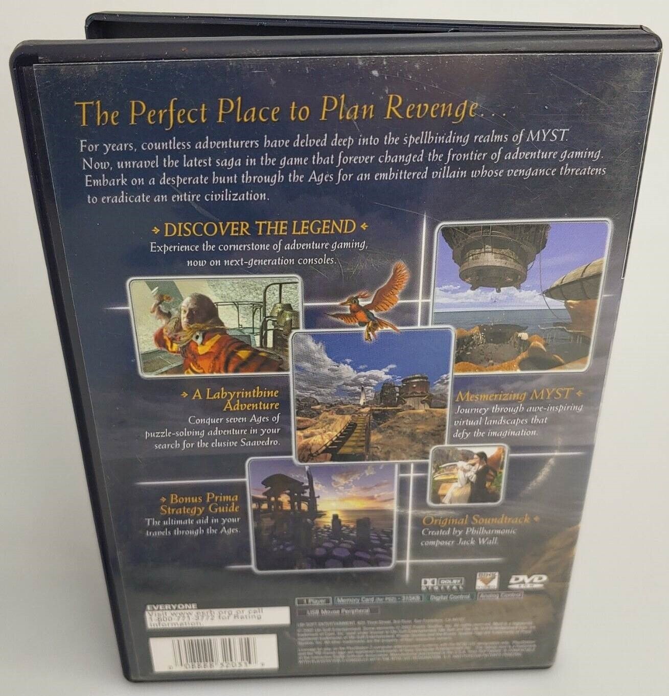 Sony Playstation 2 PS2 Myst 3 Exile *Black Label PS2 / Playstation 2 Games Games