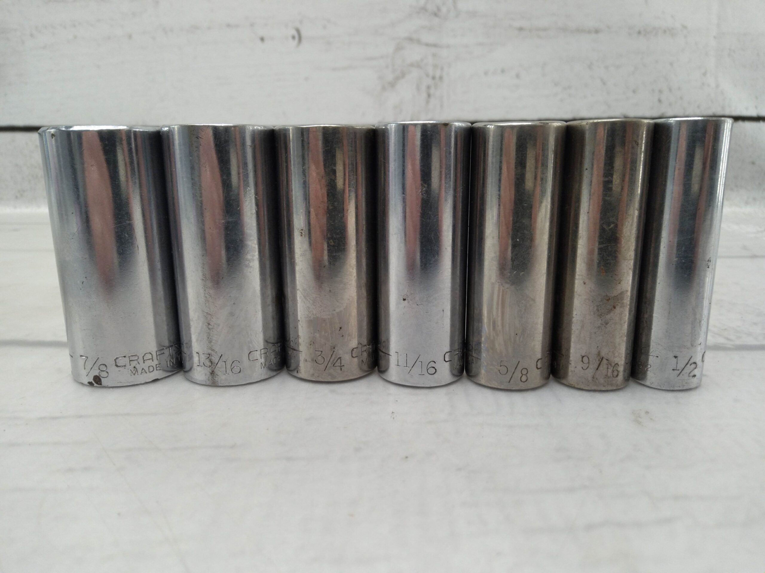 Craftsman ~ Made in USA NA SAE Socket Set