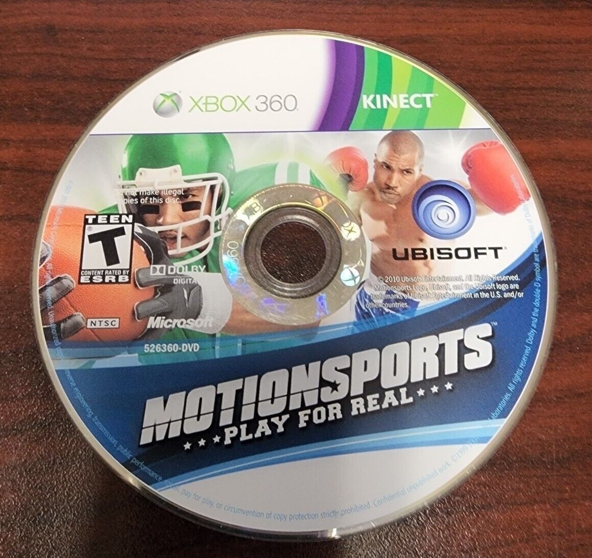 Motionsports Play For Real (Disc Only) Xbox 360 Games Games