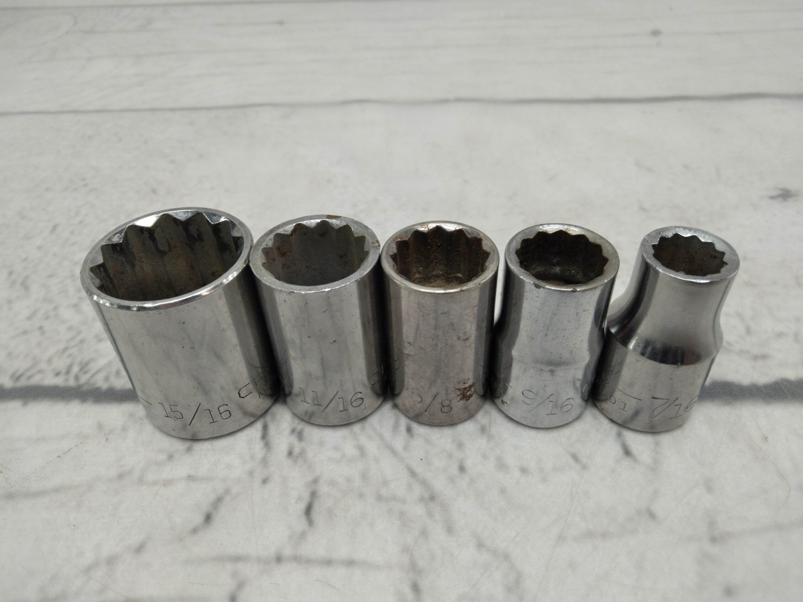 Craftsman ~ Made in USA NA SAE Socket Set