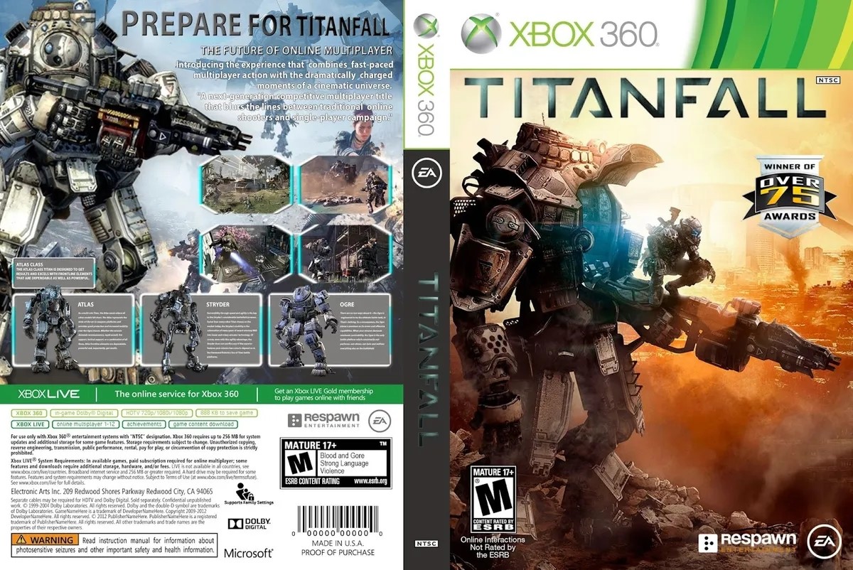 Titanfall Xbox 360 Games Games