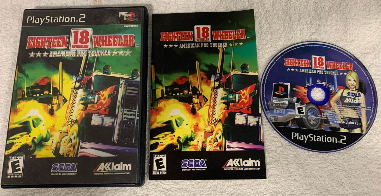 Eighteen 18 Wheeler American Pro Trucker PS2 / Playstation 2 Game