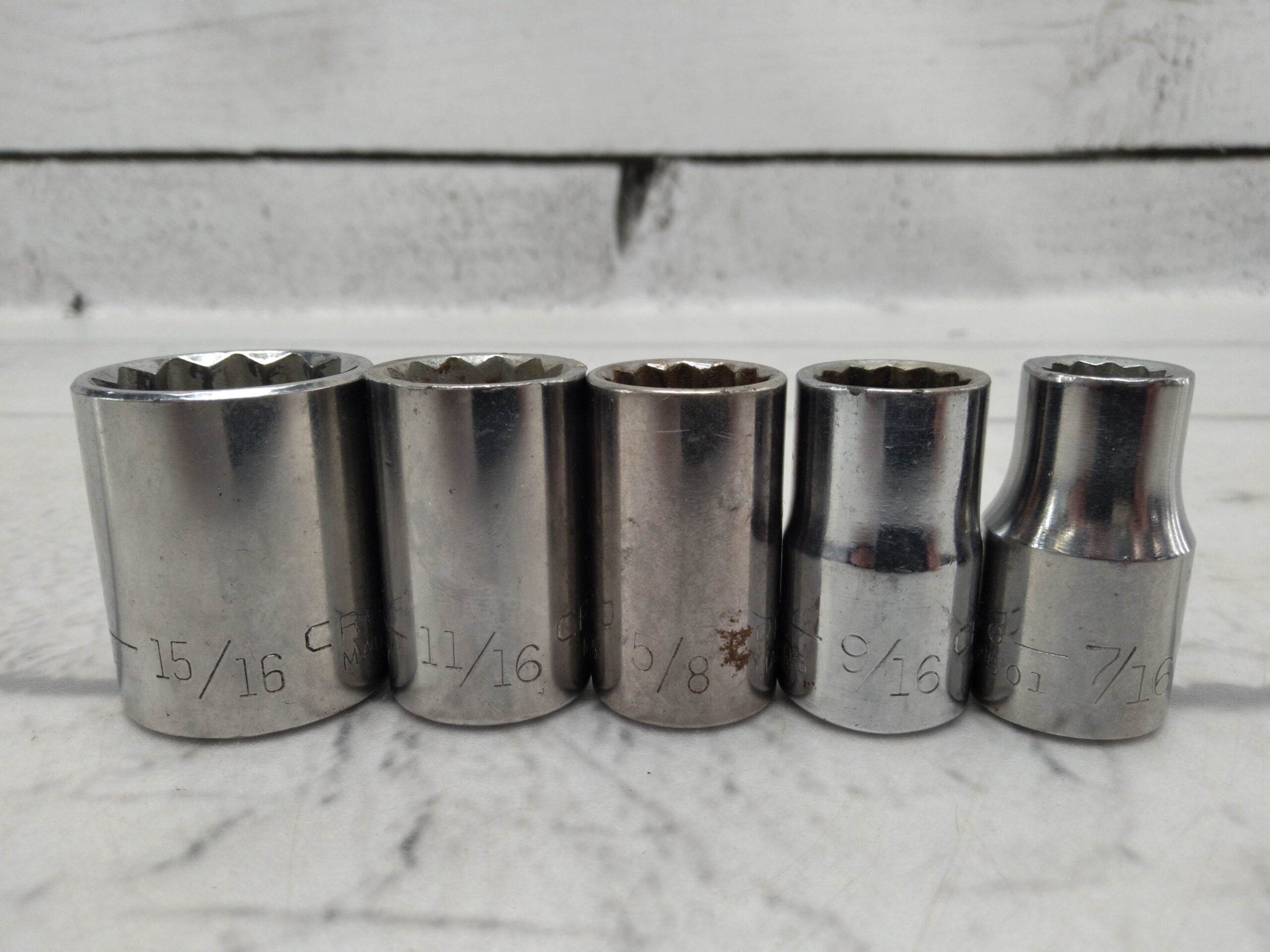 Craftsman ~ Made in USA NA SAE Socket Set