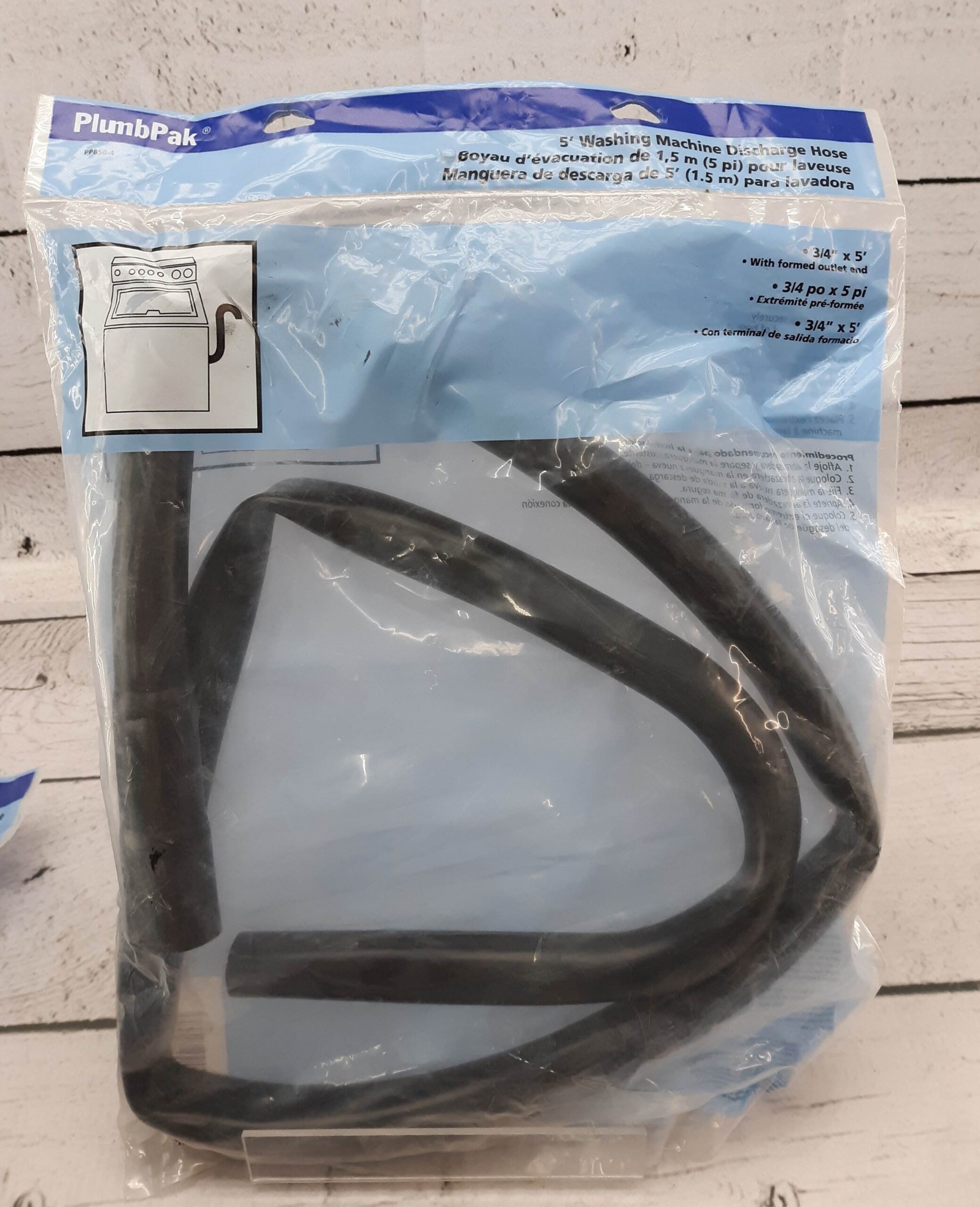 New Old Stock Keeney Plumb Pak PP850-4 3/4″ x 5′ Washing Machine Discharge Hose [Lot 5 ]
