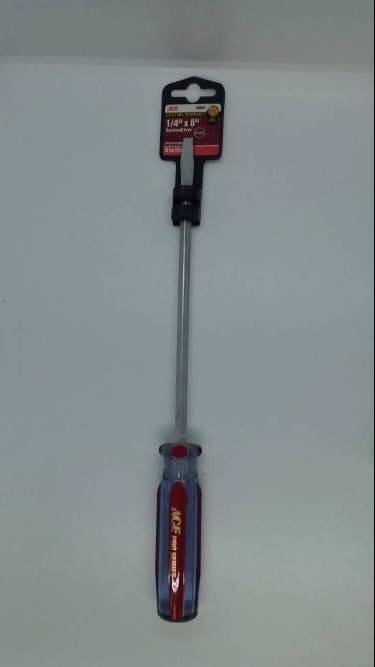 Ace 1/4″ x 8″ Slotted Pro Series Screwdriver 24841