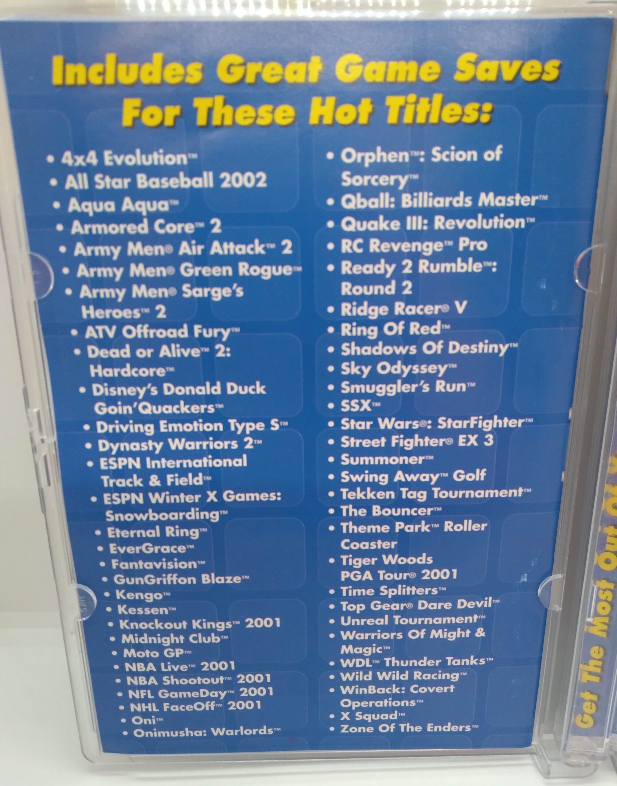 Sony Memory Manager Plus PS2 / Playstation 2 Games Games
