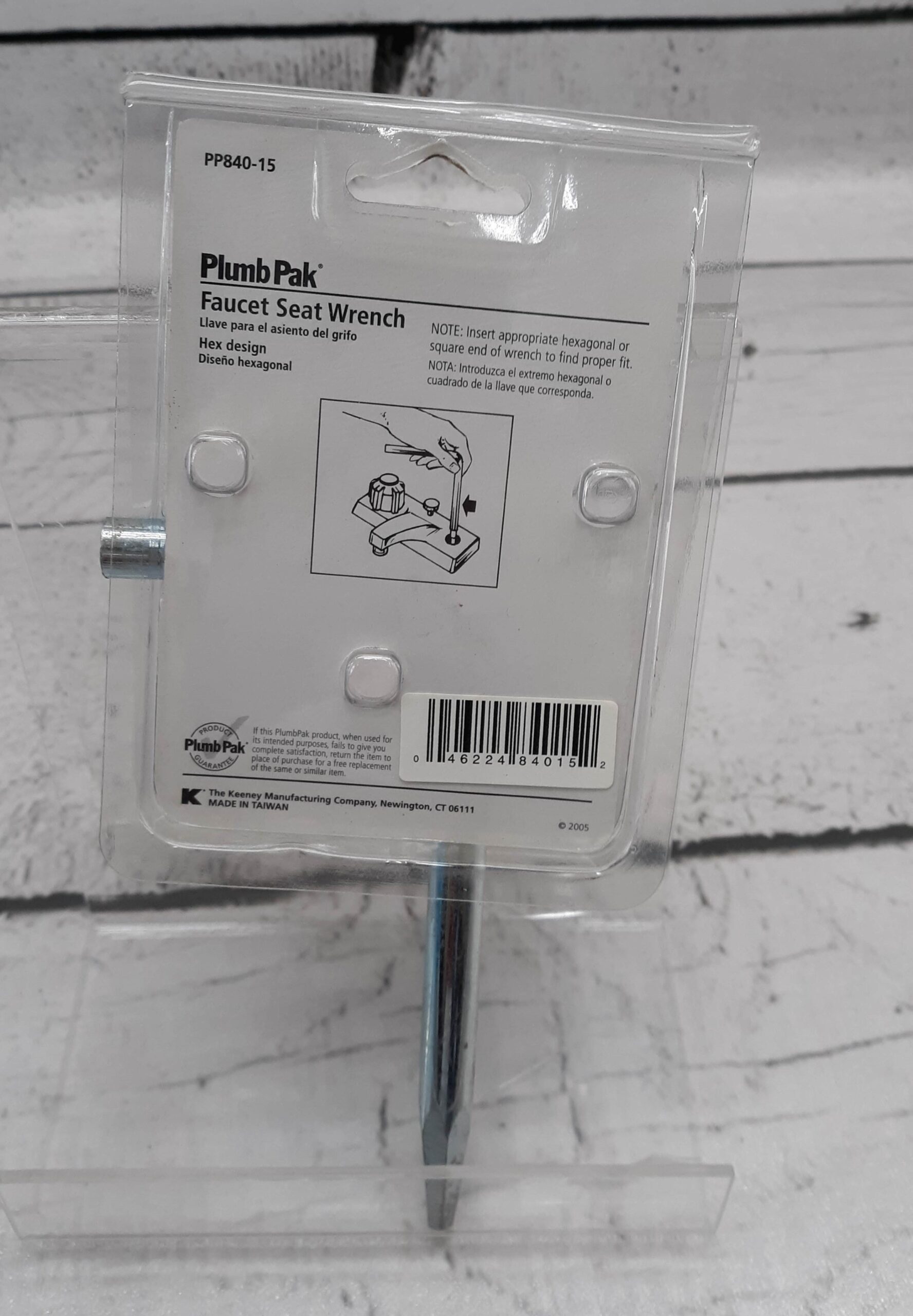 New Old Stock Keeney Plumb Pak PP840-15 Faucet Seat Wrench Hex Design [Lot 7]