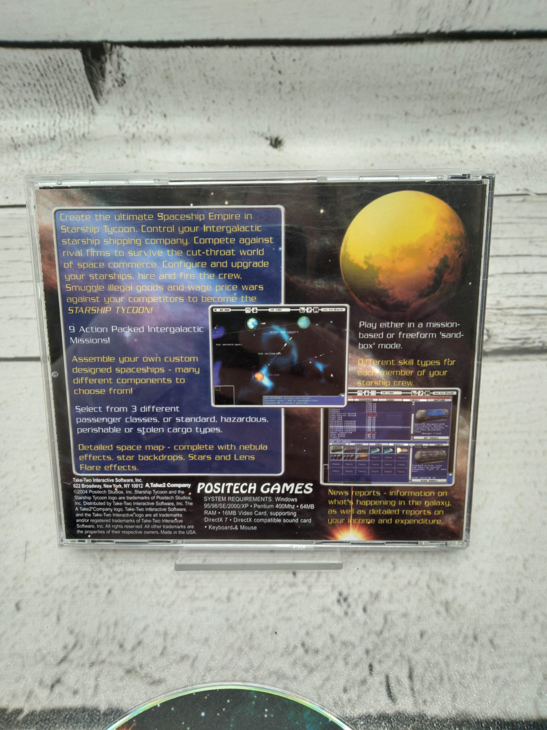 Starship Tycoon (PC, 2004) Simulation Game