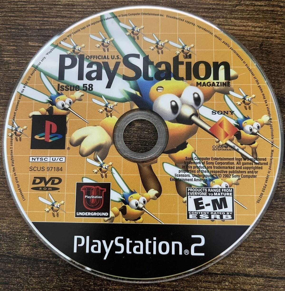 Sony Playstation 2 – Playstation Magazine issue 58 **Disc Only*** Game