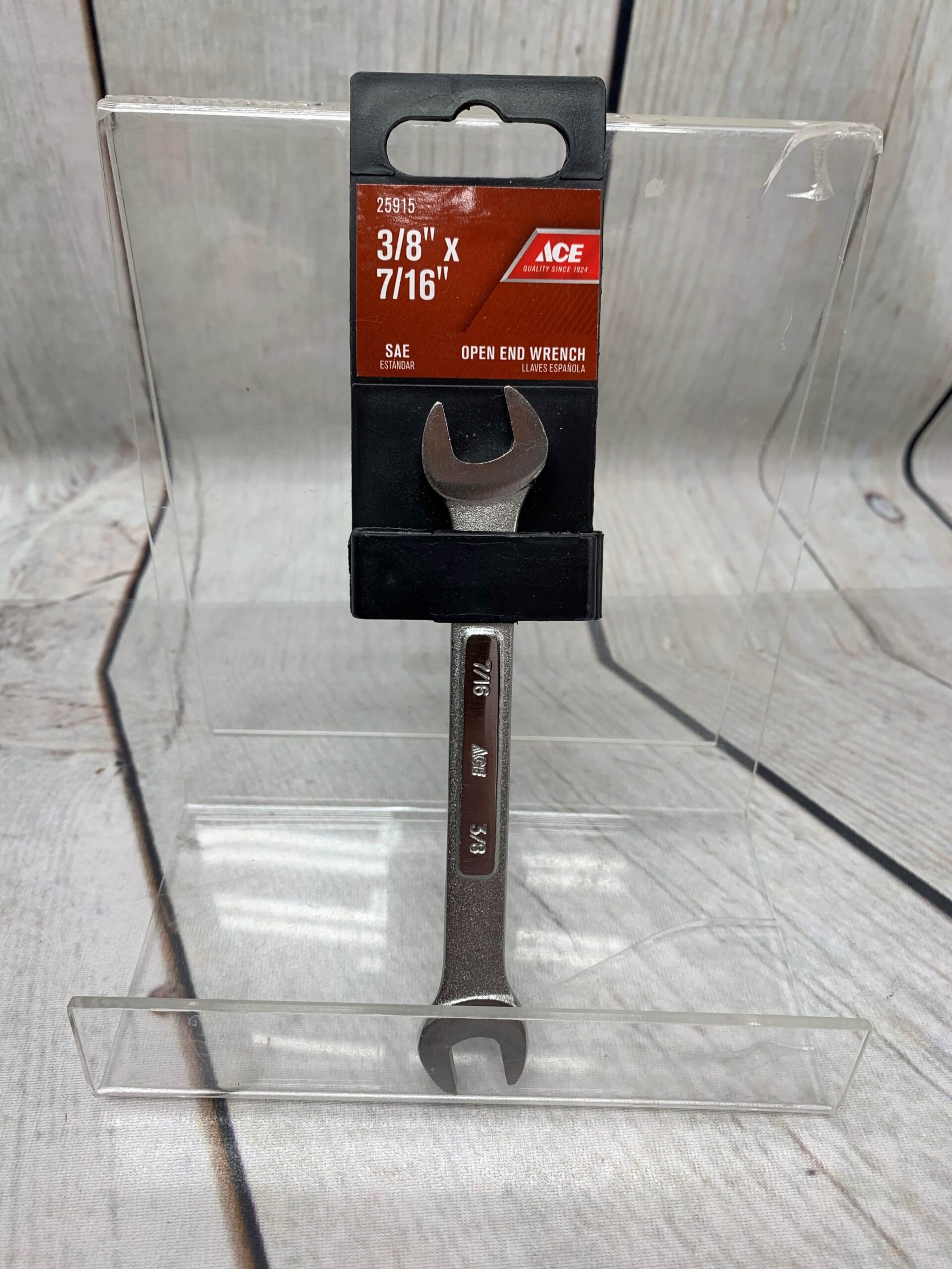 Ace Hardware SAE 3/8″x7/16″ Open End Wrench 25915