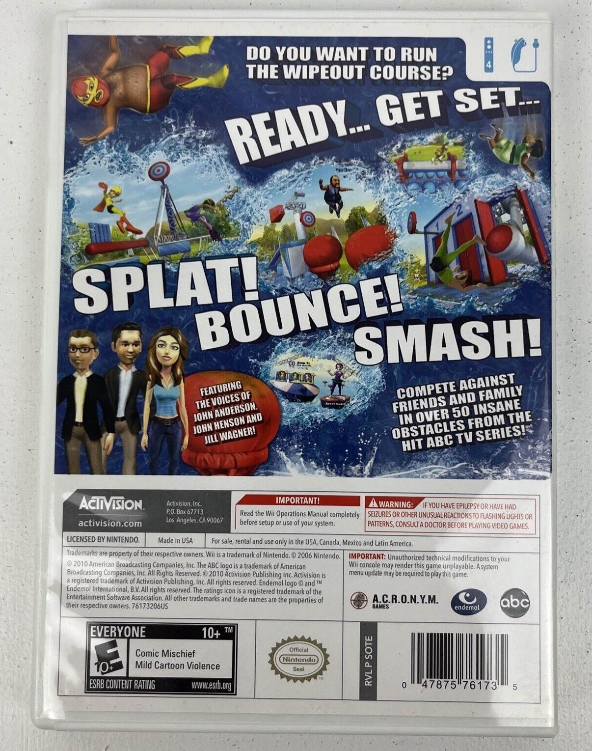 Nintendo Wii Wipe Out/Guinness World Records/Big Beach Sports 2 Nintendo-Wii Games Games