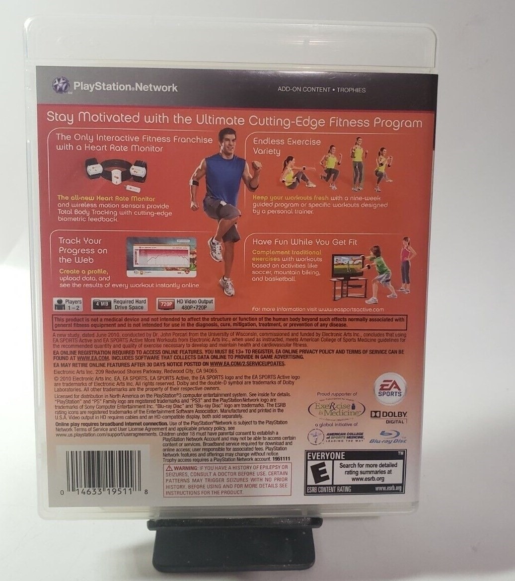 Ea Sports Active 2 Personal Trainer PS3 / Playstation 3 Games Games