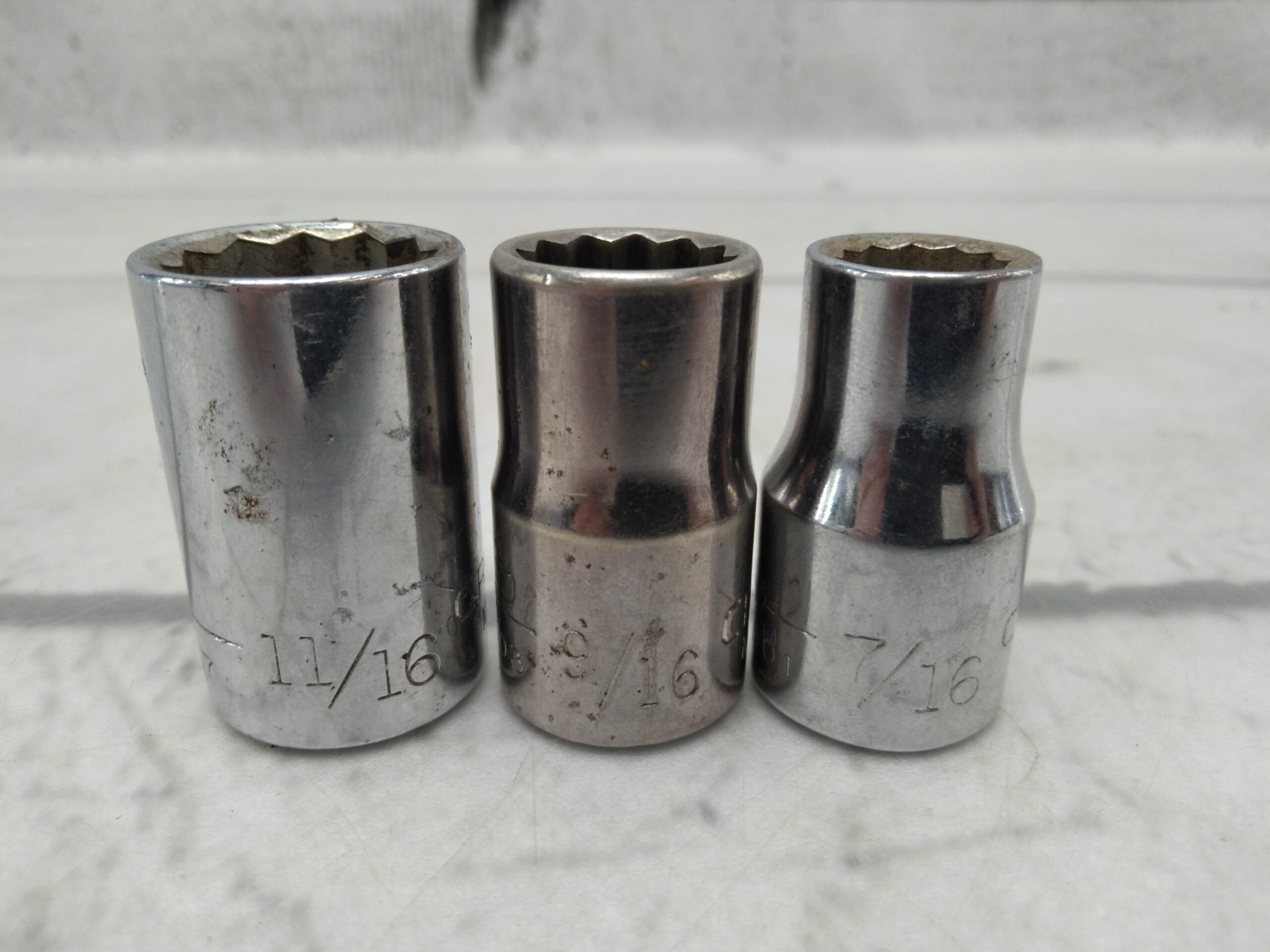 Craftsman USA SAE 12pt 1/2″ Drive Sockets