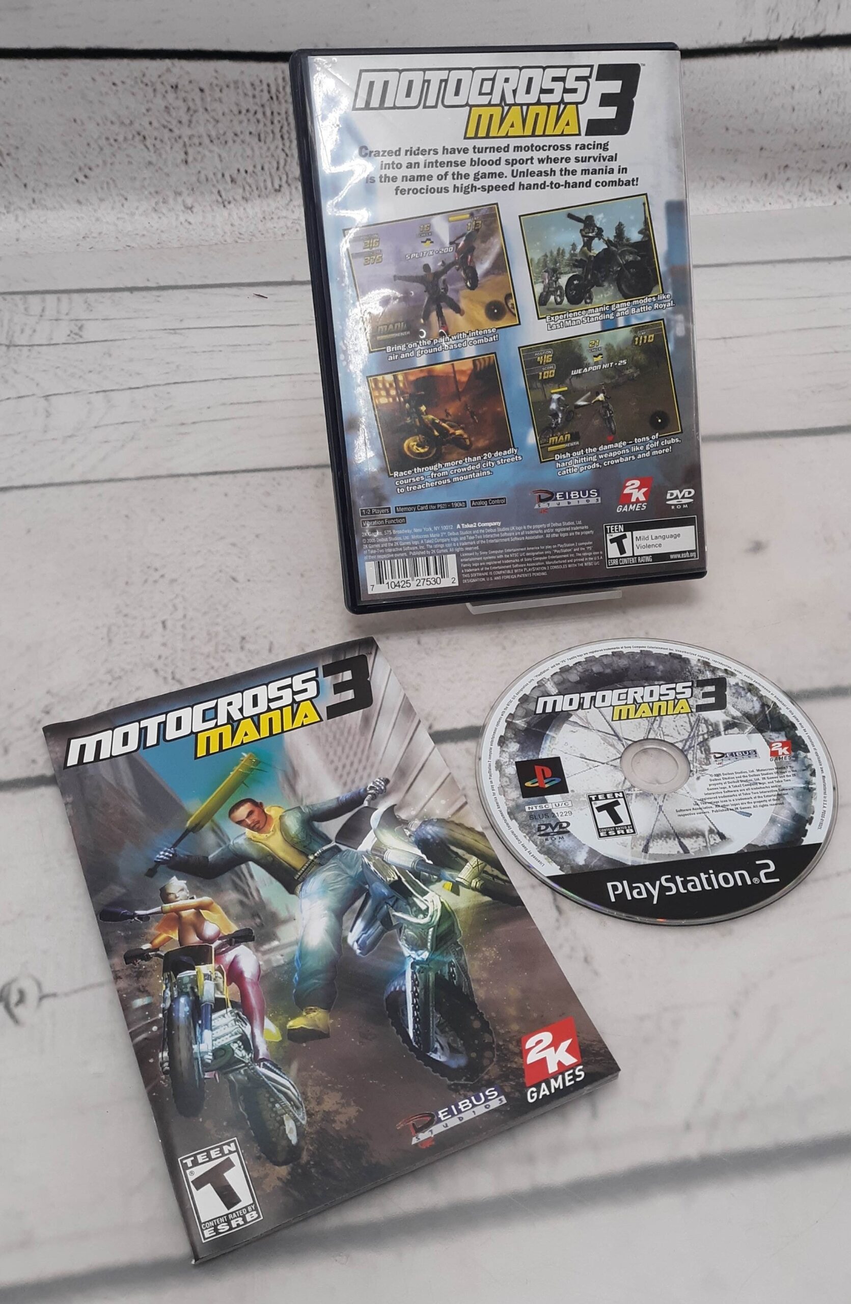 Sony Playstation 2 PS2 MOTOCROSS MANIA 3 PS2 / Playstation 2 Game