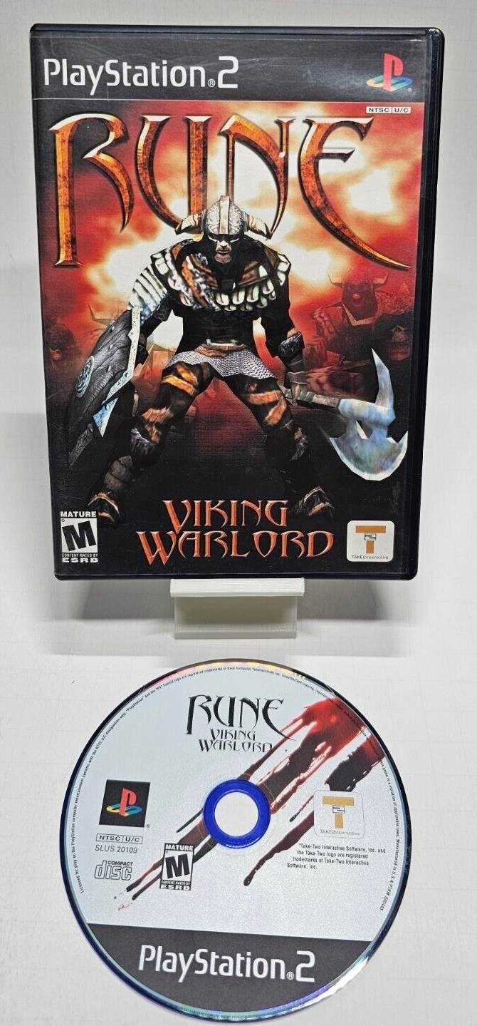 Sony Playstation 2 PS2 Rune Viking Warlord *Black Label & No Manual* PS2 / Playstation 2 Games Games