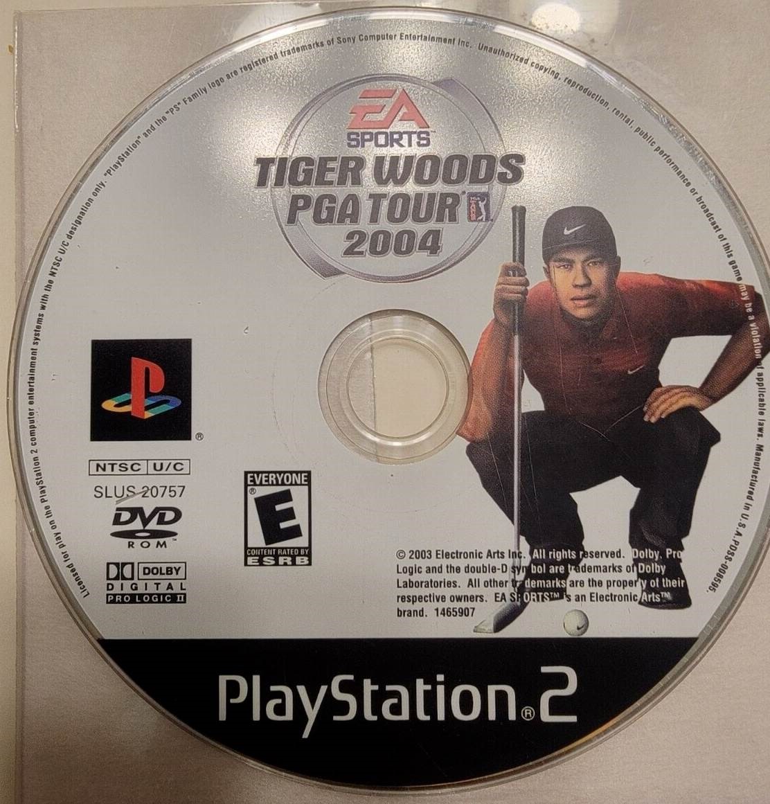 Tiger Woods 2004 *Disc Only* PS2 / Playstation 2 Games Games
