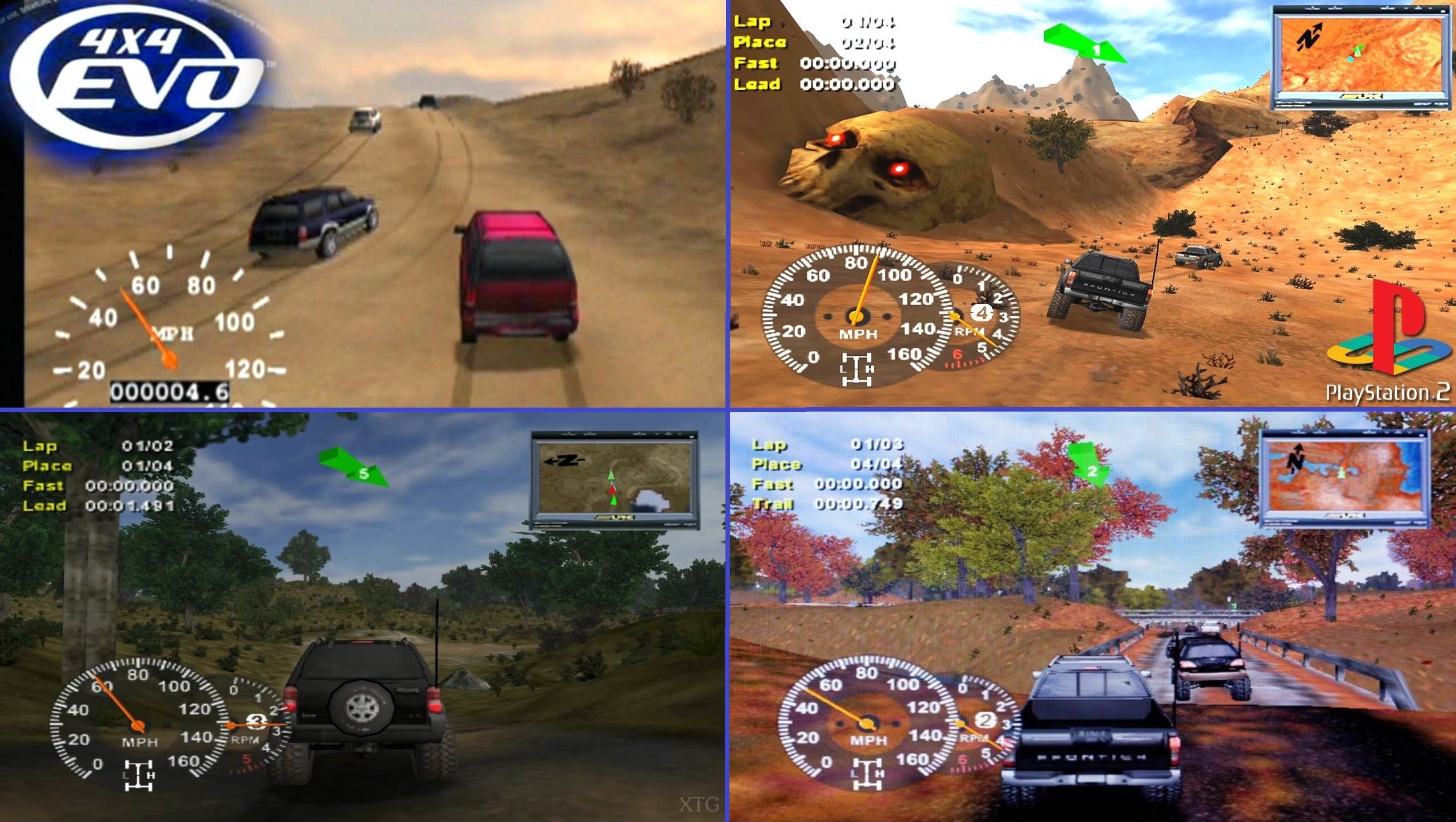 Sony Playstation 2 PS2 Evo 4×4 PS2 / Playstation 2 Games Games