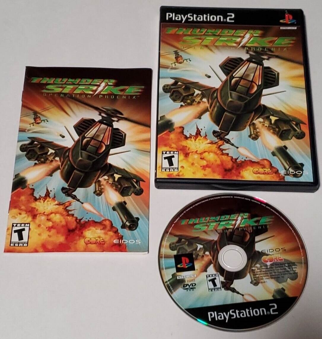 Thunder Strike: Operation Phoenix *CIB w/ Manual* PS2 / Playstation 2 Game