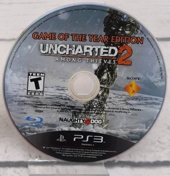 Uncharted 2: Among Thieves (Game Of The Year) Disc PS3 / Playstation 3 Game