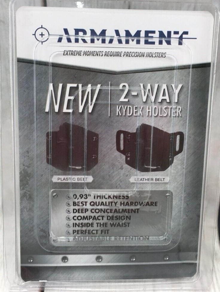 Kydex Magazine Single Mag Carrier S&W Shield 9mm & .40Cal Magazine Carrier