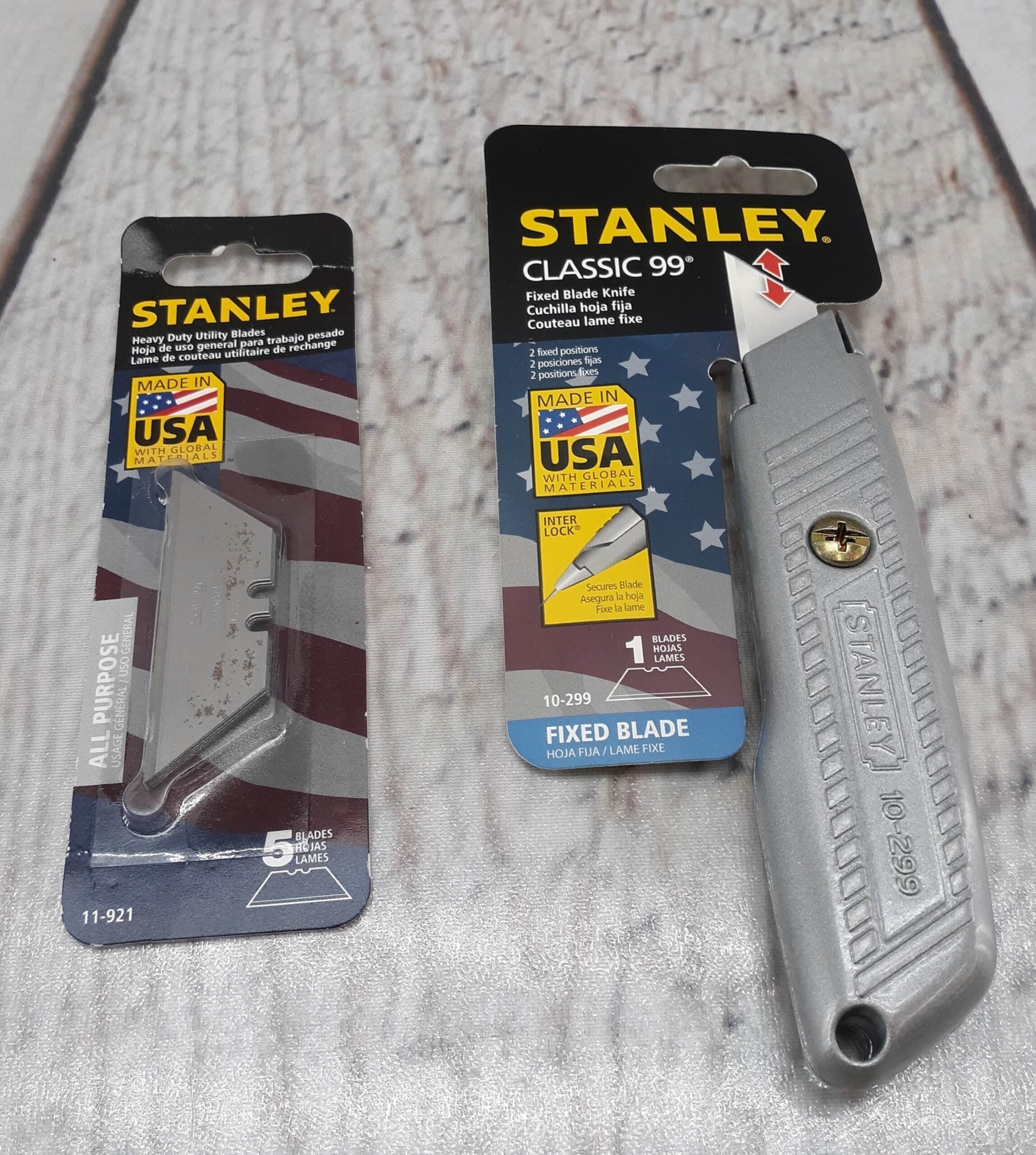 Stanley ~Made in USA 10-299/11921 Fixed Blade Utility Knife