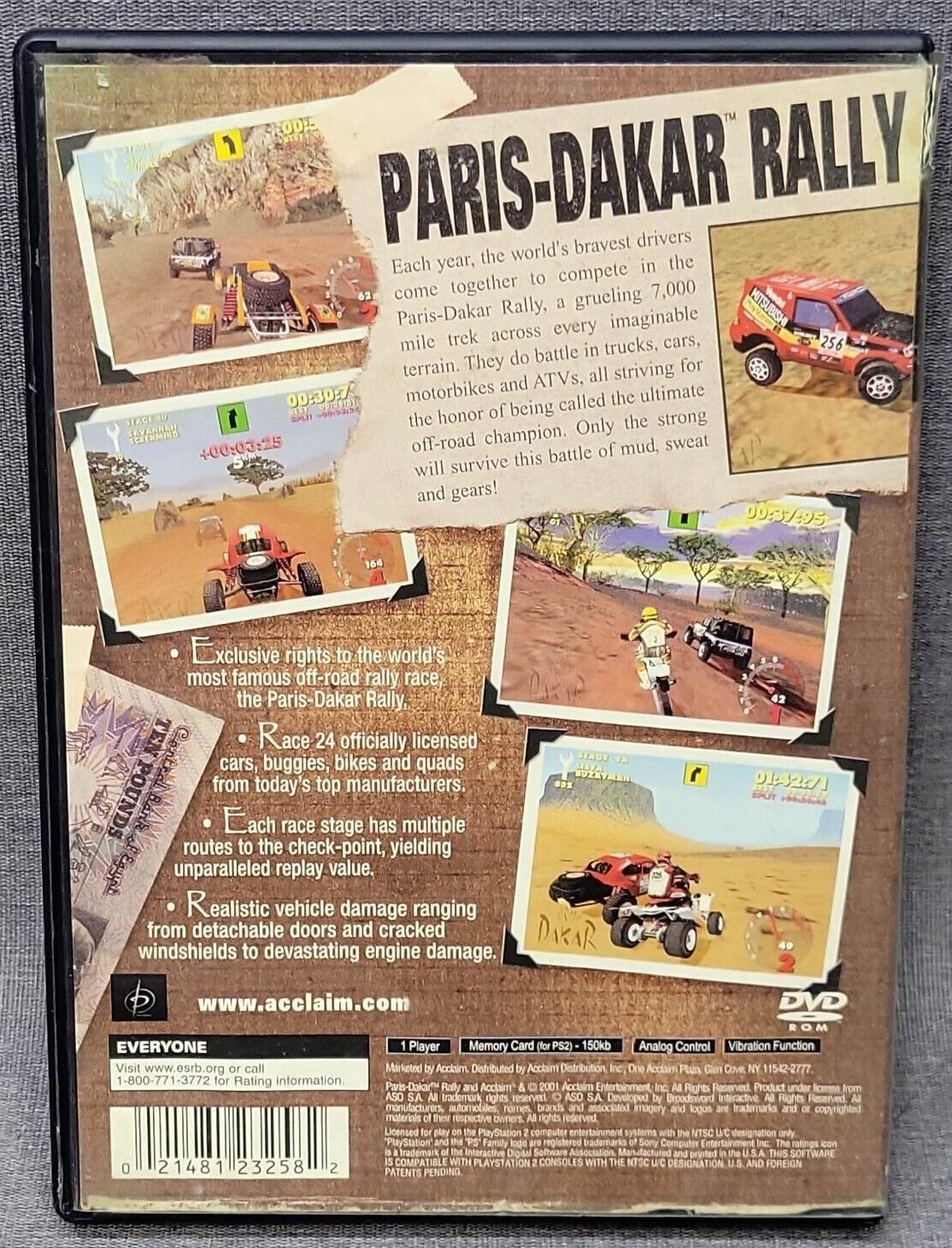 Sony Playstation 2/ PS2 – Paris-Dakar Rally Complete Black Label Game