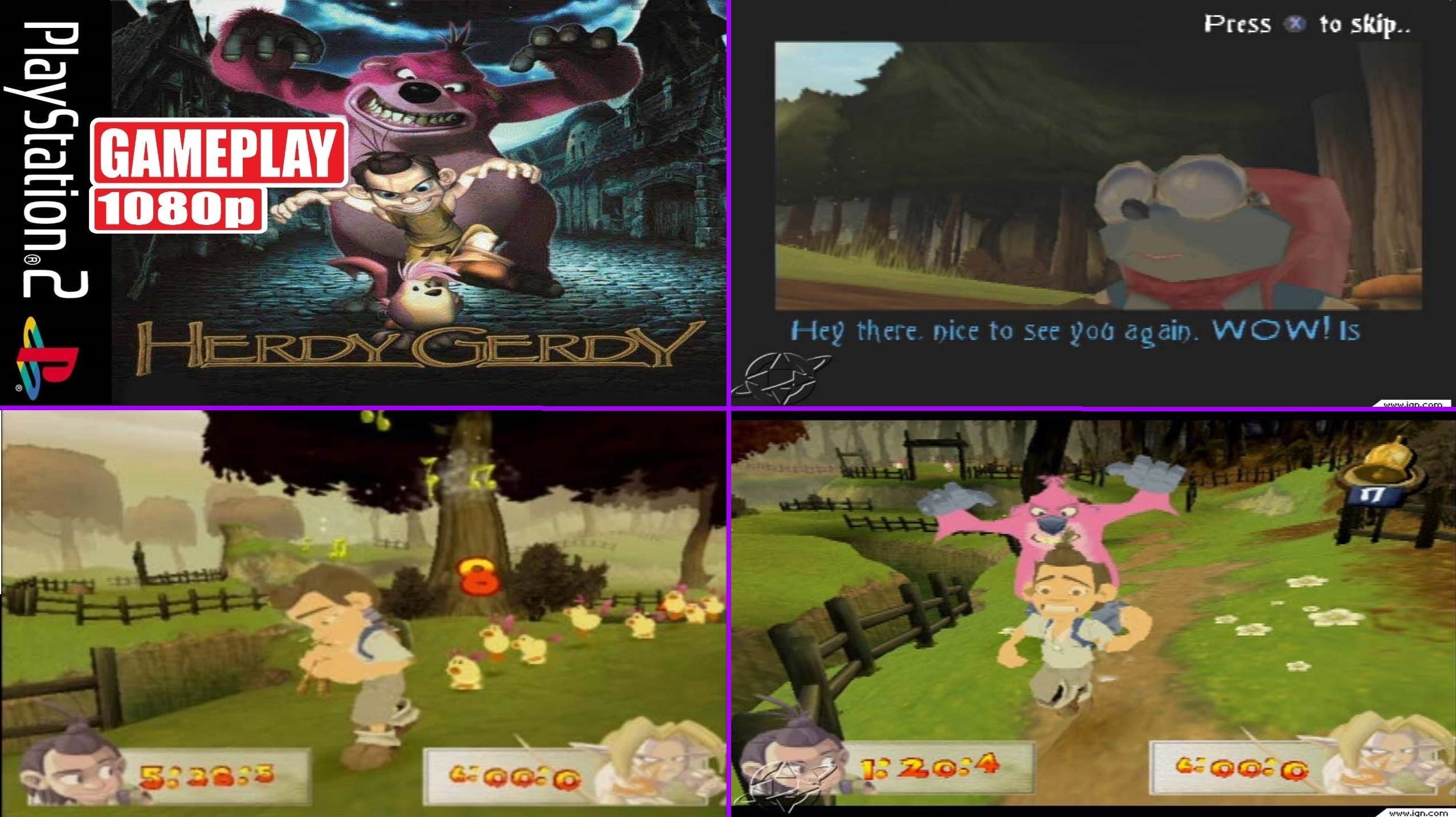 Sony Playstation 2 PS2 Herdy Gerdy PS2 / Playstation 2 Games Games
