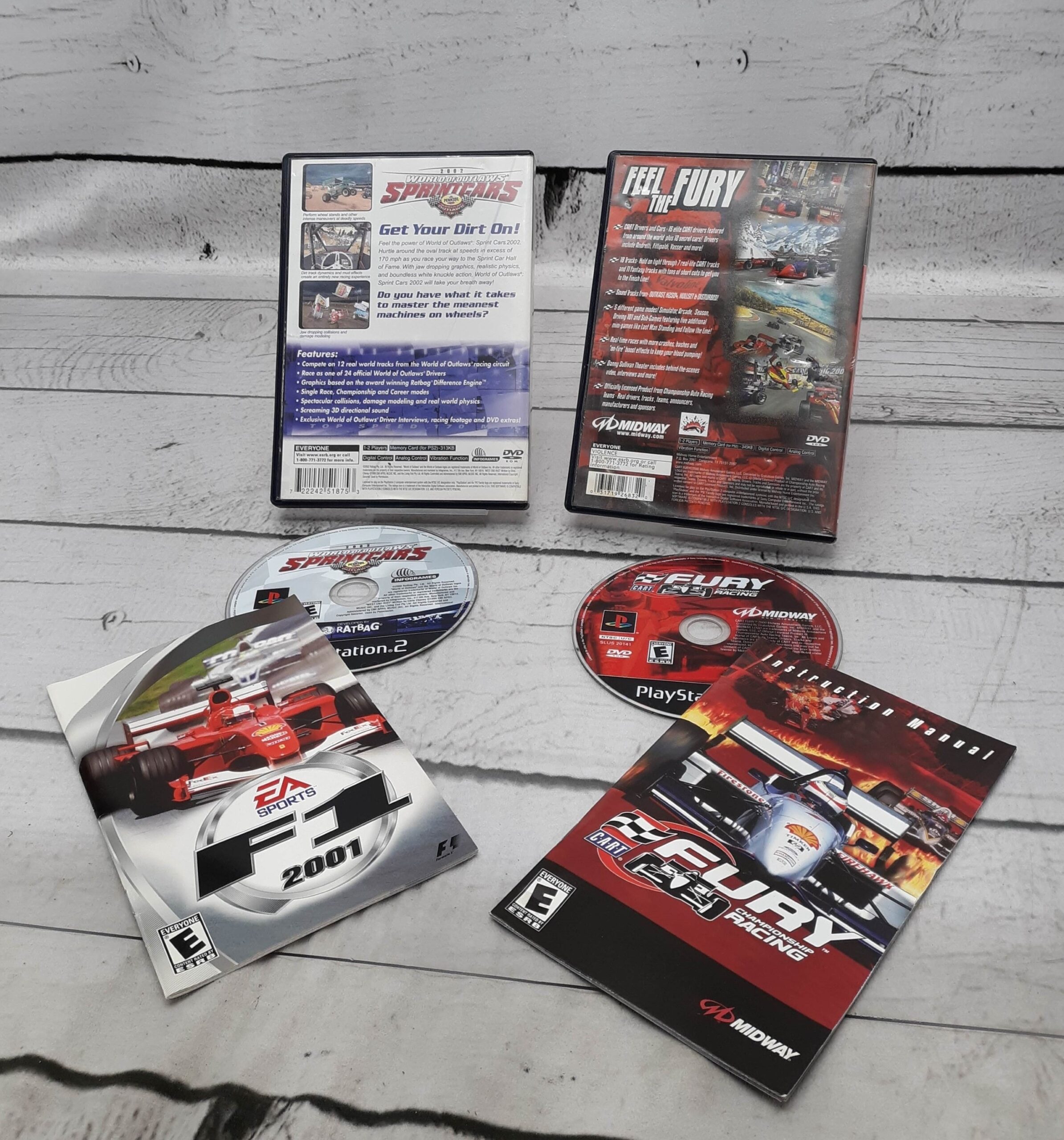 World of Outlaws Dirt Racing/Fury Championship PS2 / Playstation 2 Game