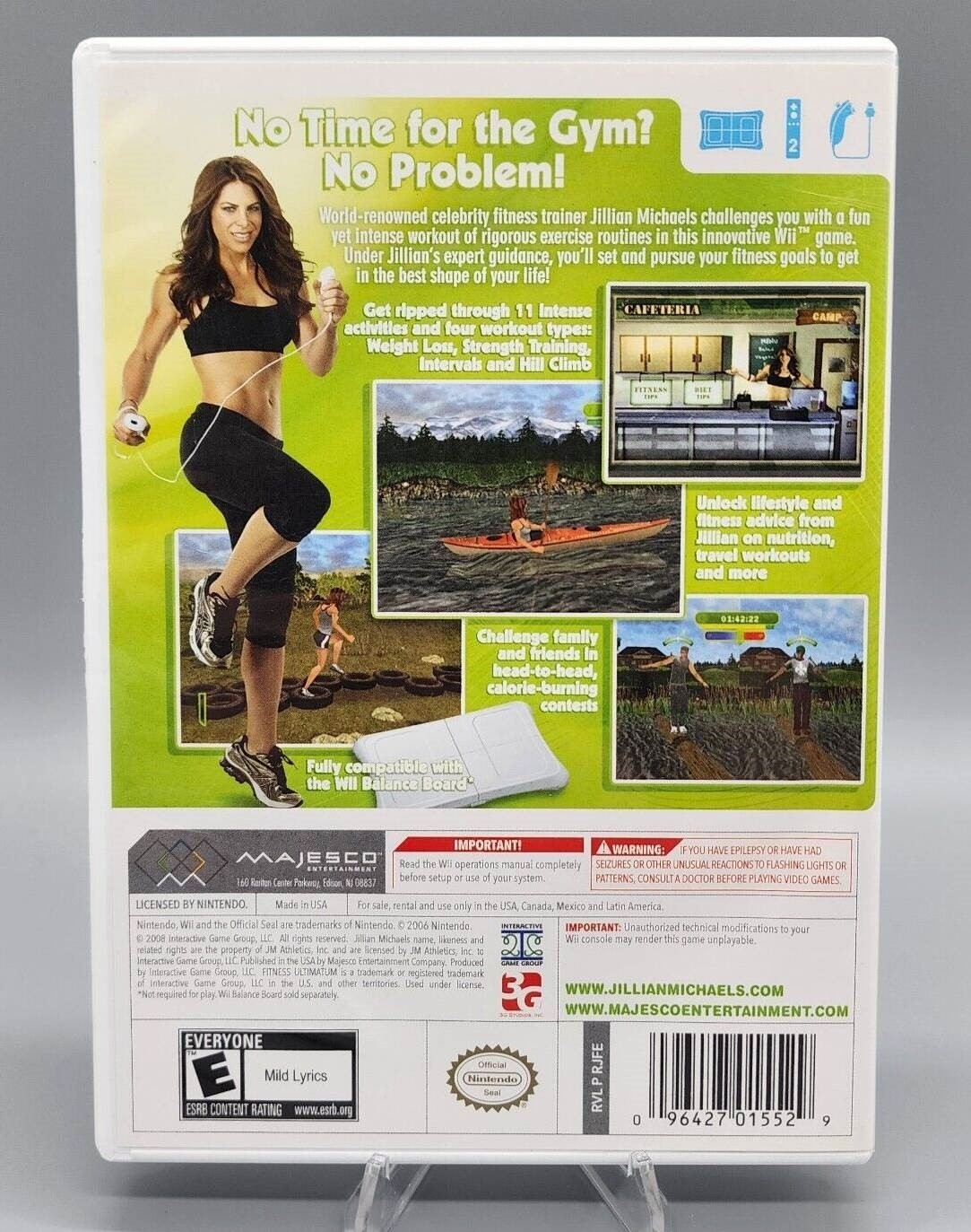 Nintendo Wii – Jillian Michaels’ Fitness Ultimatum 2009 *CIB* Game