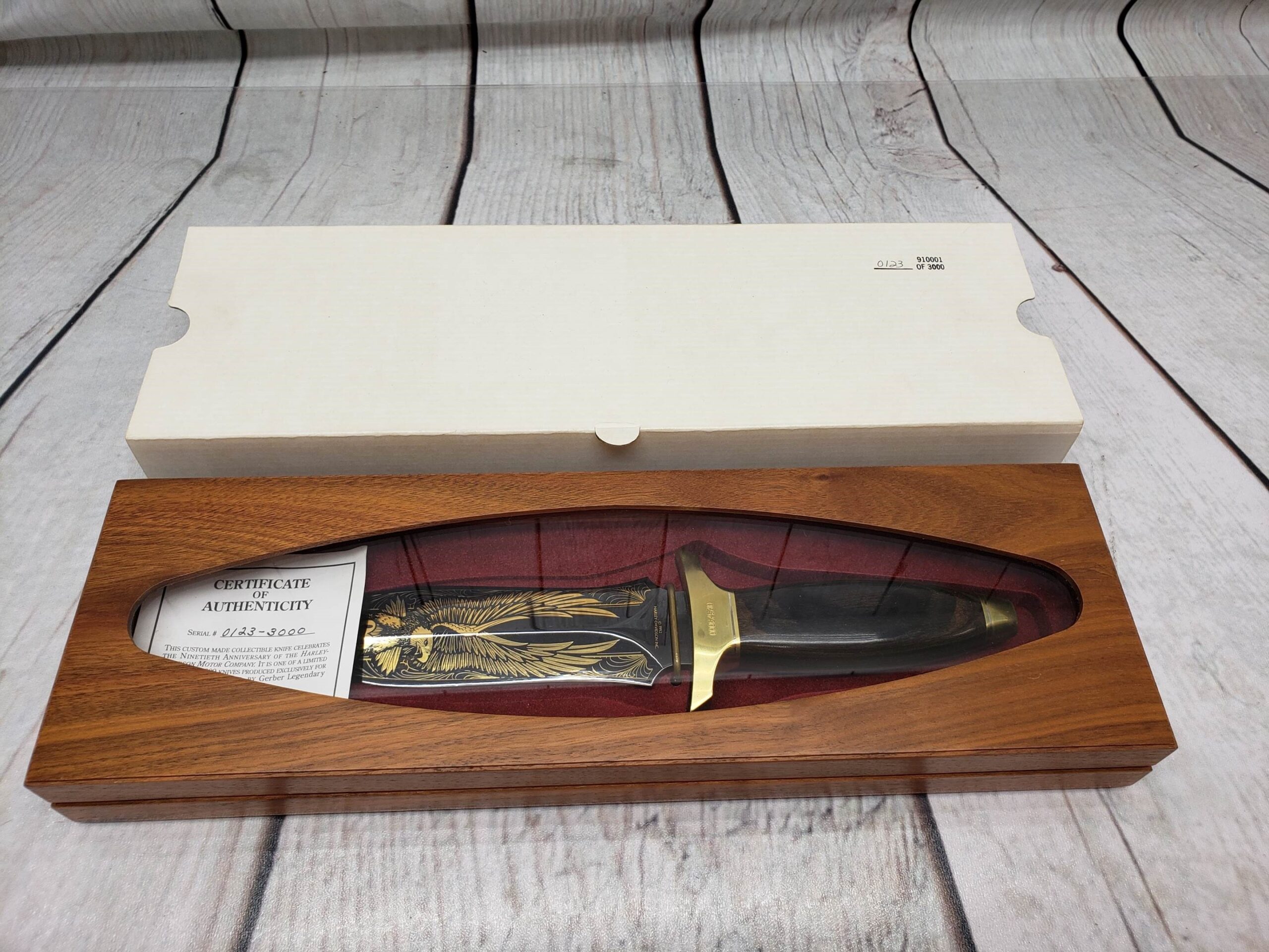 Gerber HARLEY DAVIDSON LIMITED EDITION 90TH ANNIVERSARY Fixed Blade