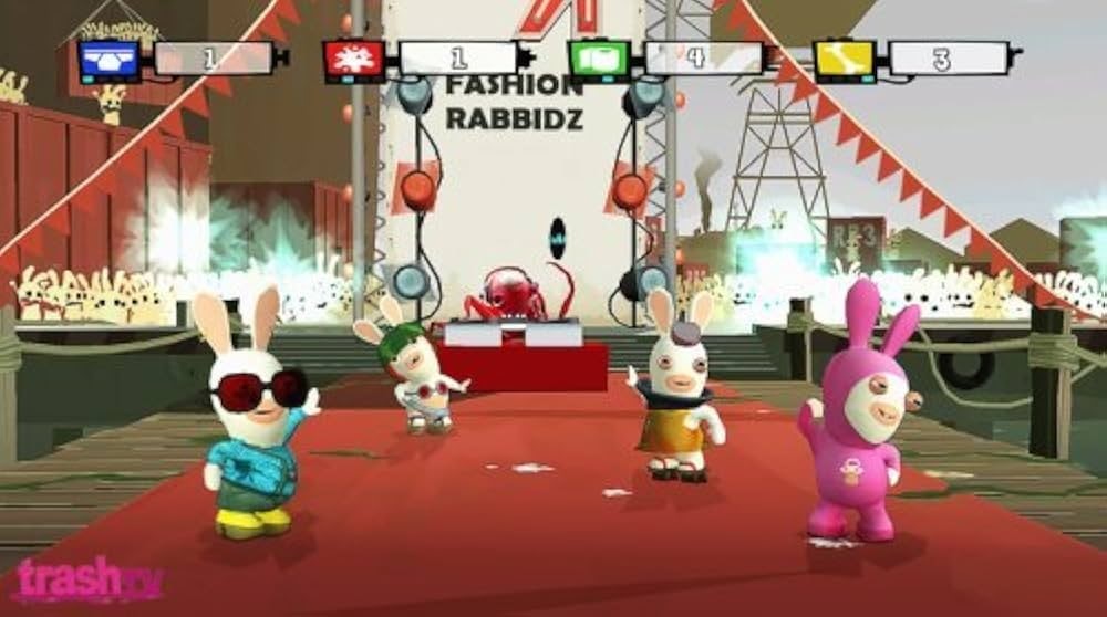 Nintendo Wii Rayman Raving Rabbids TV Party Nintendo-Wii Games Games