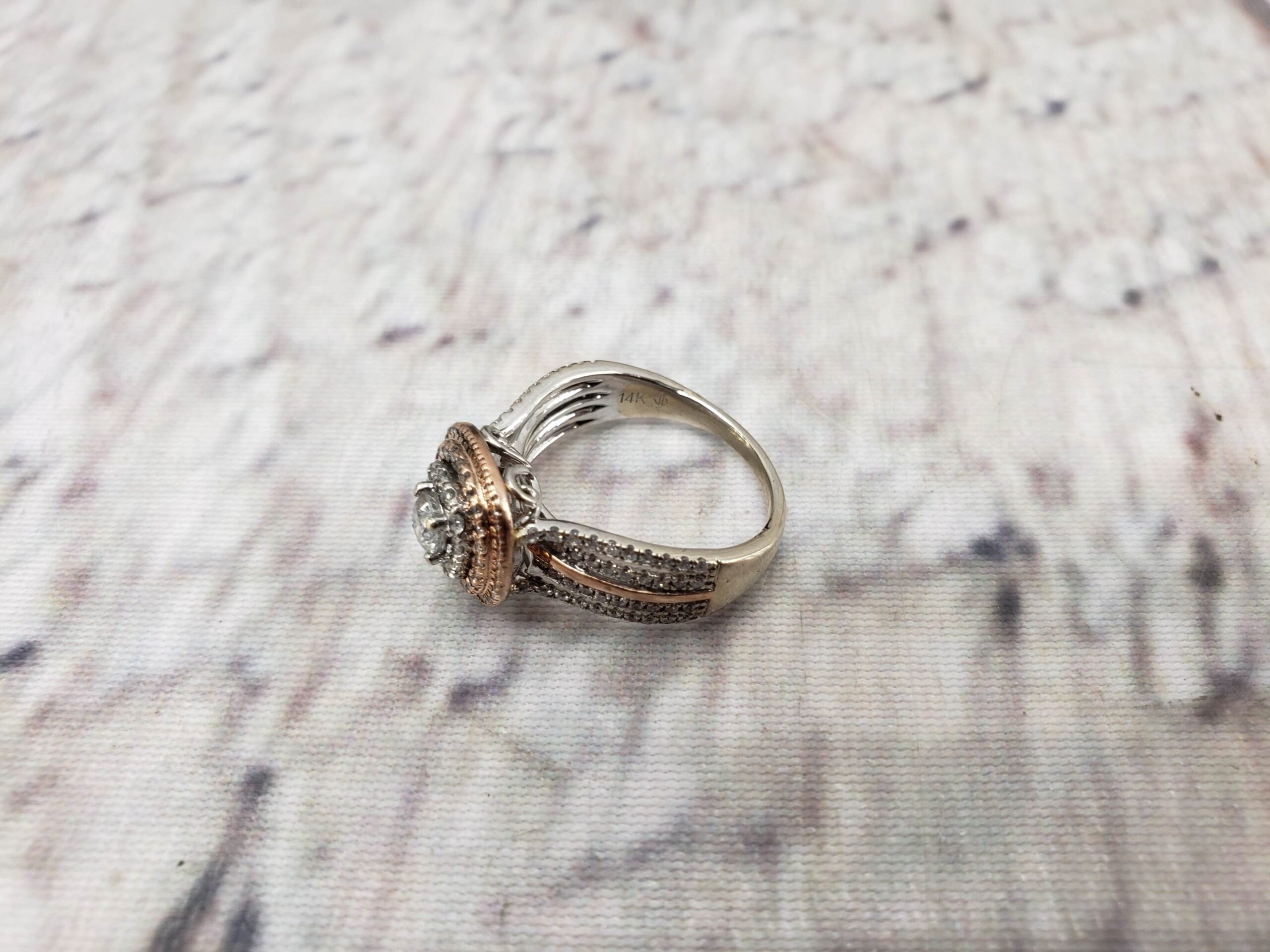 Ring 14K Gold ROSE GOLD 3.6 DWT
