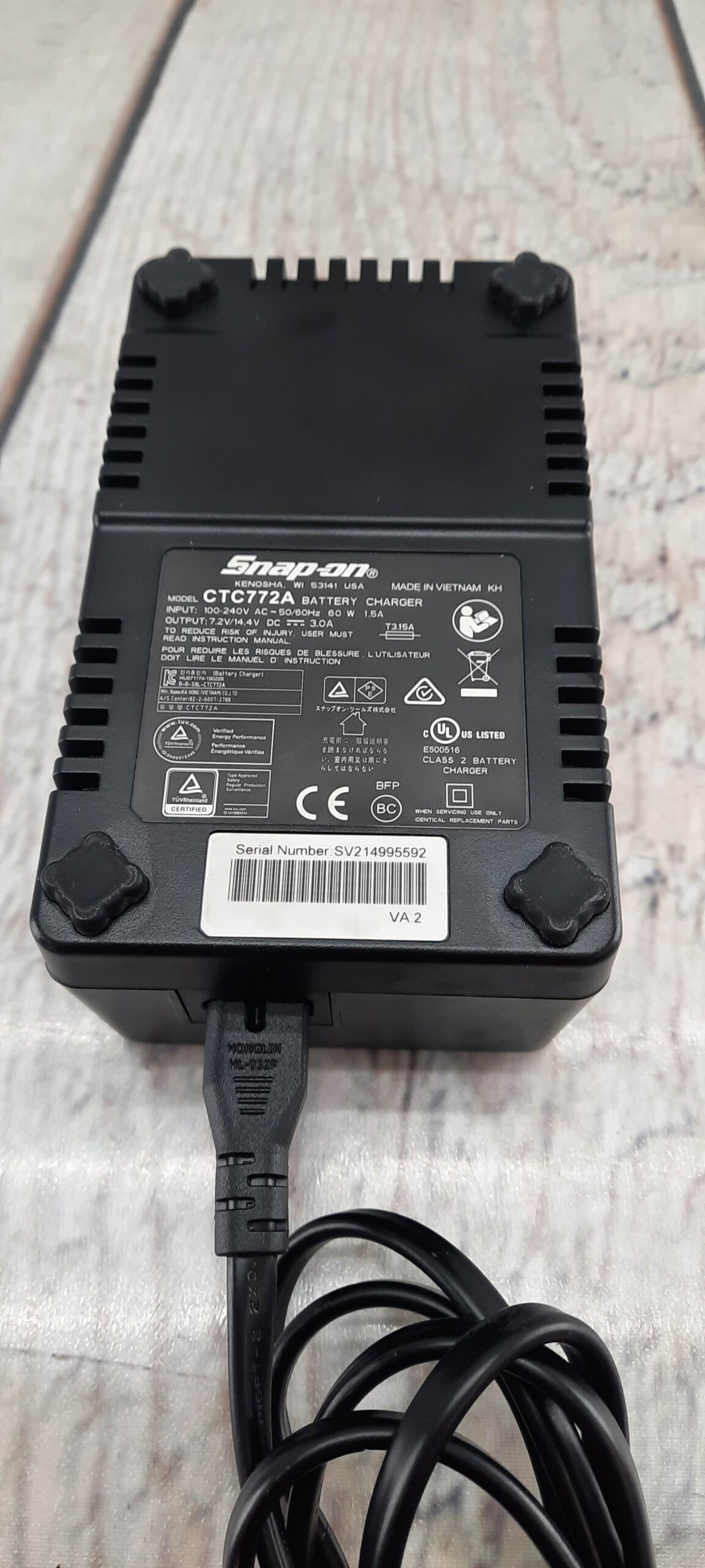 Snap On CTC772A Battery Charger