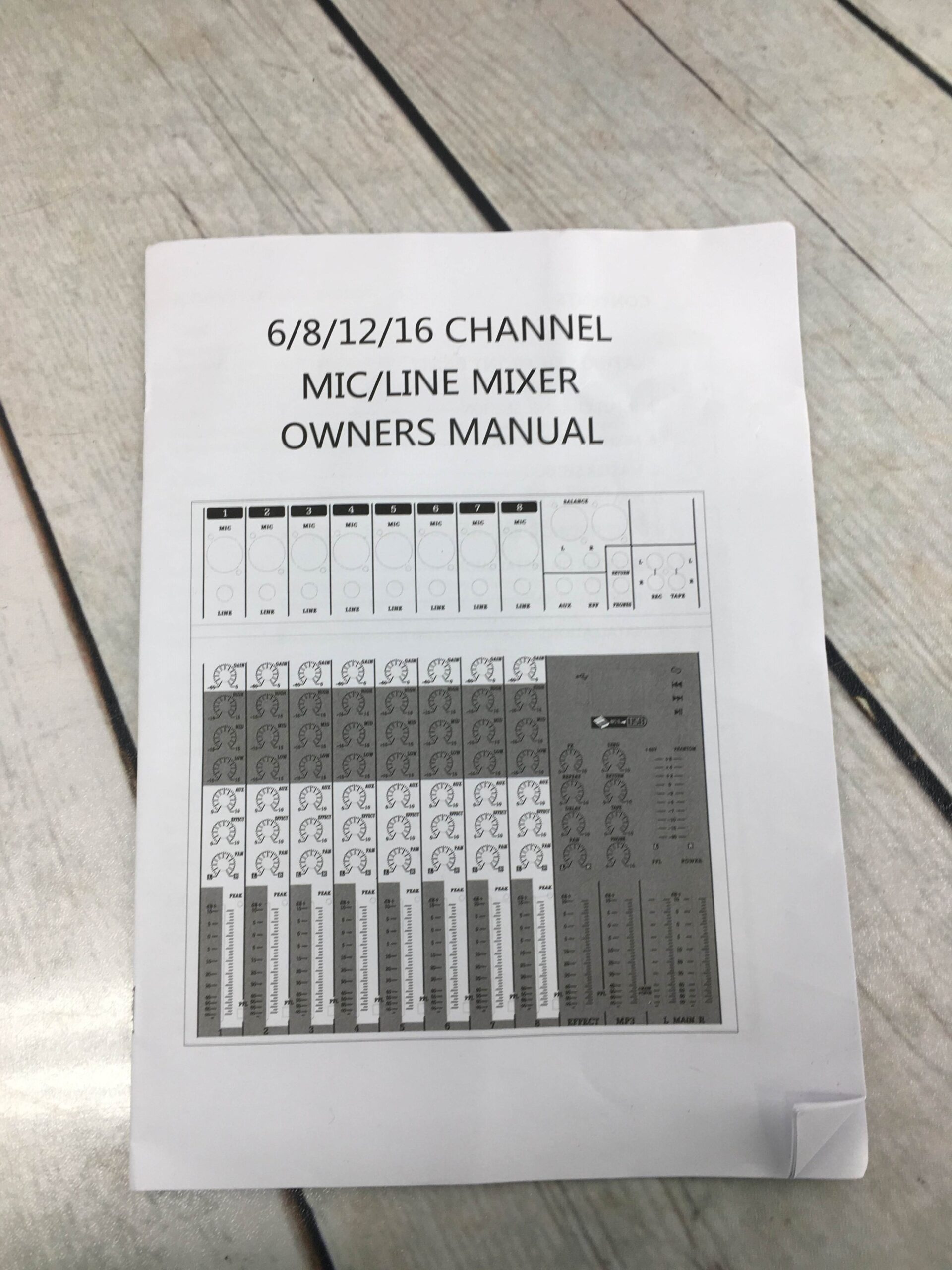 professional 120s-usb Mixer/Amp