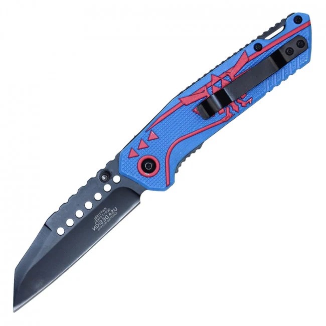 WARTECH PWT319BL BLUE ZELDA KNIFE Folding Knives-Imported