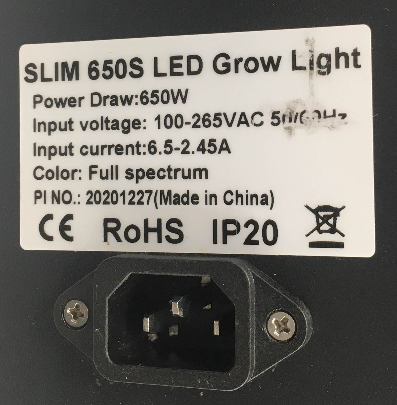 Samsung samsung slim 650s (gen2) Indoor Grow Light Lighting